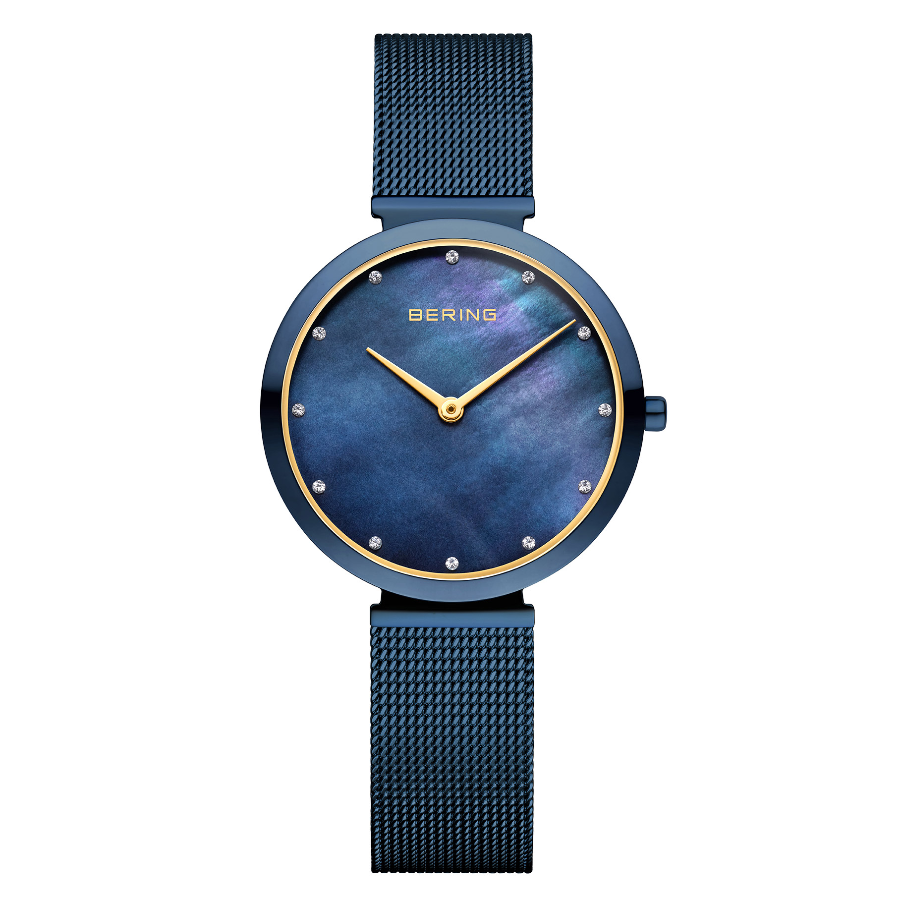 Bering Women's Ultra Slim Stainless Steel Milanese Mesh Watch