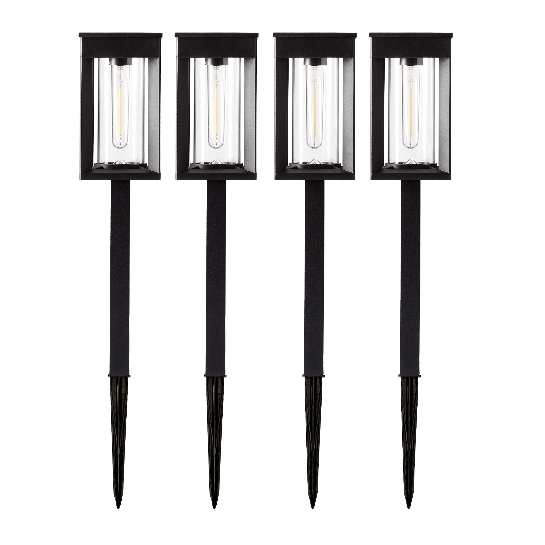 GTX Solar LED Pathway Lights, 4-pack | Costco
