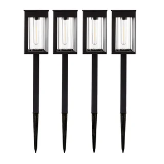 GTX Solar LED Pathway Lights, 4-pack