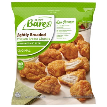 Just Bare Lightly Breaded Chicken Breast Chunks