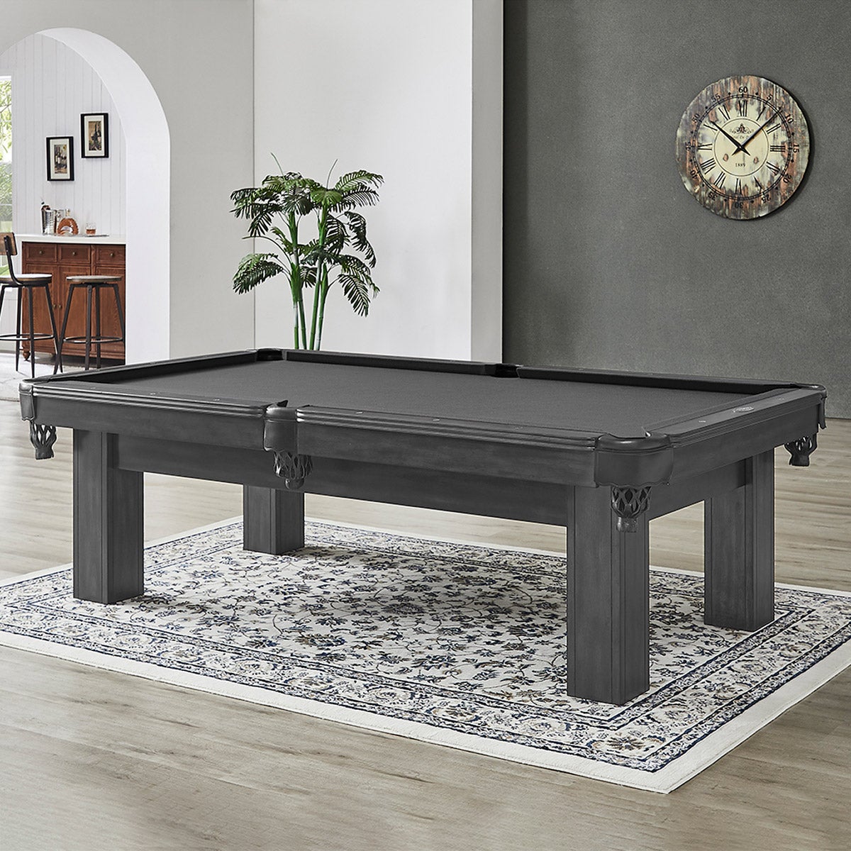 Beringer Cobalt 8 ft. Exotic Solid Wood Slate Billiard Table | Costco