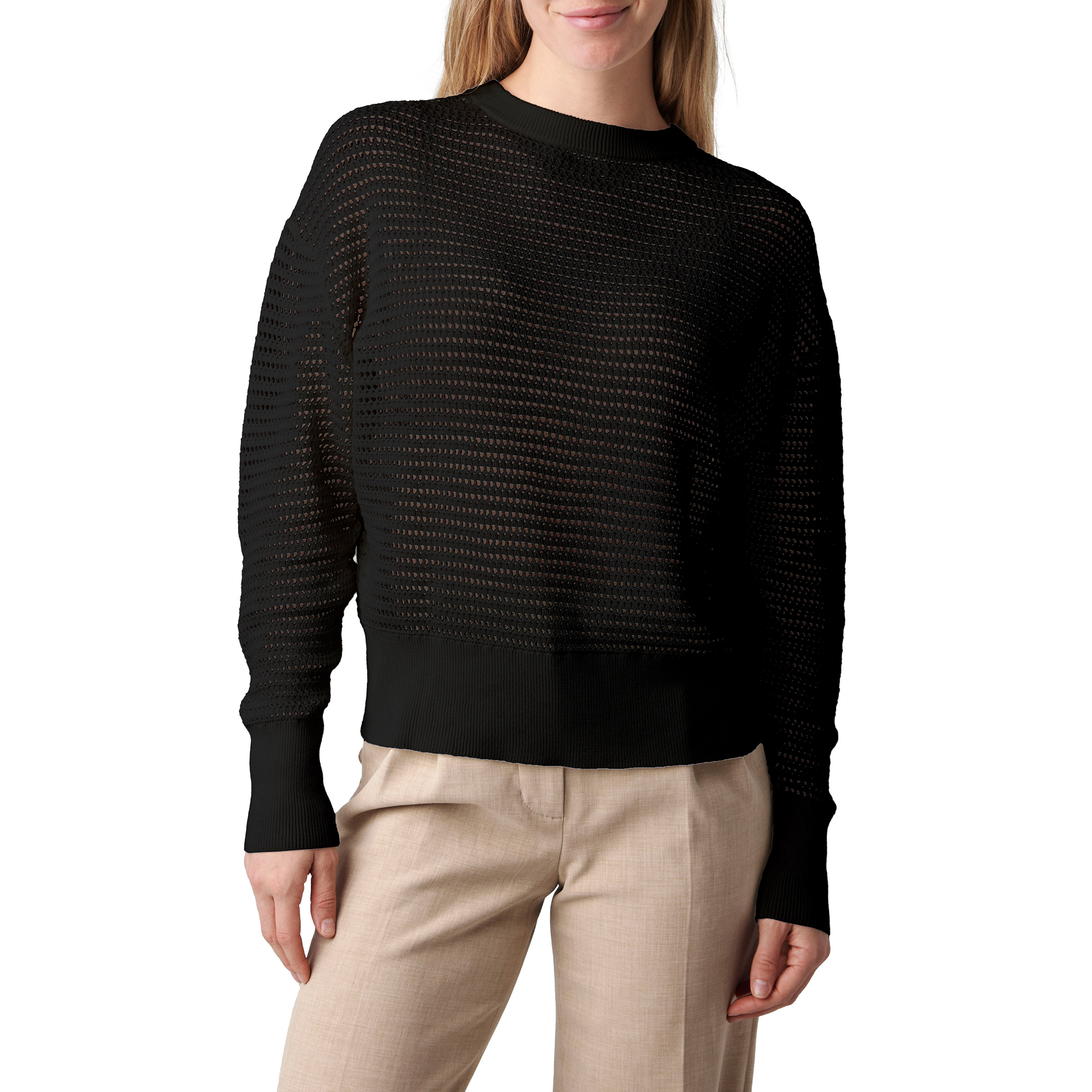 Como Vintage Women's Open Stitch Sweater