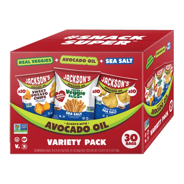 JACKSON'S SEA SALT VARIETY PACK 30 CT