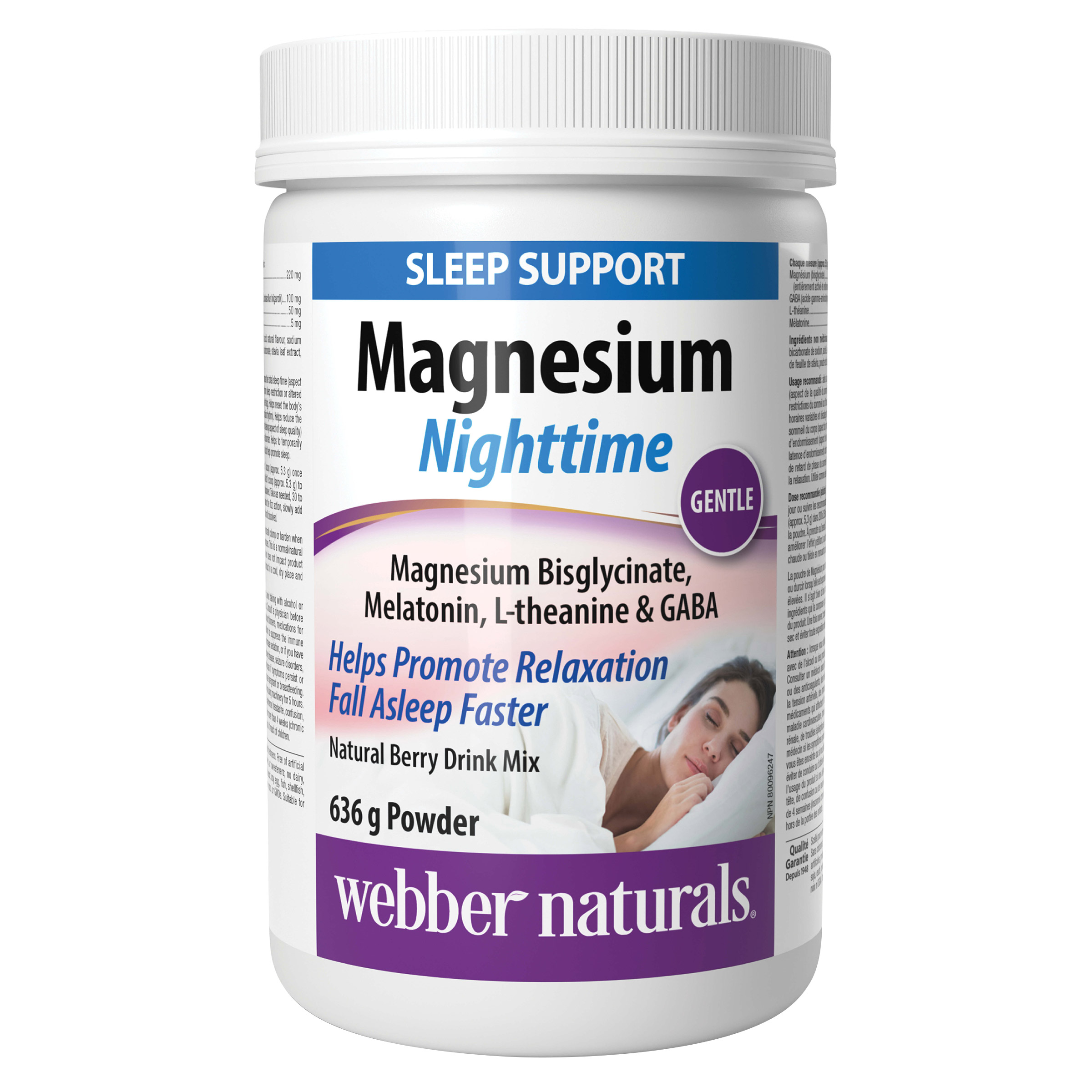 webber naturals Magnesium Nighttime 636 g powder