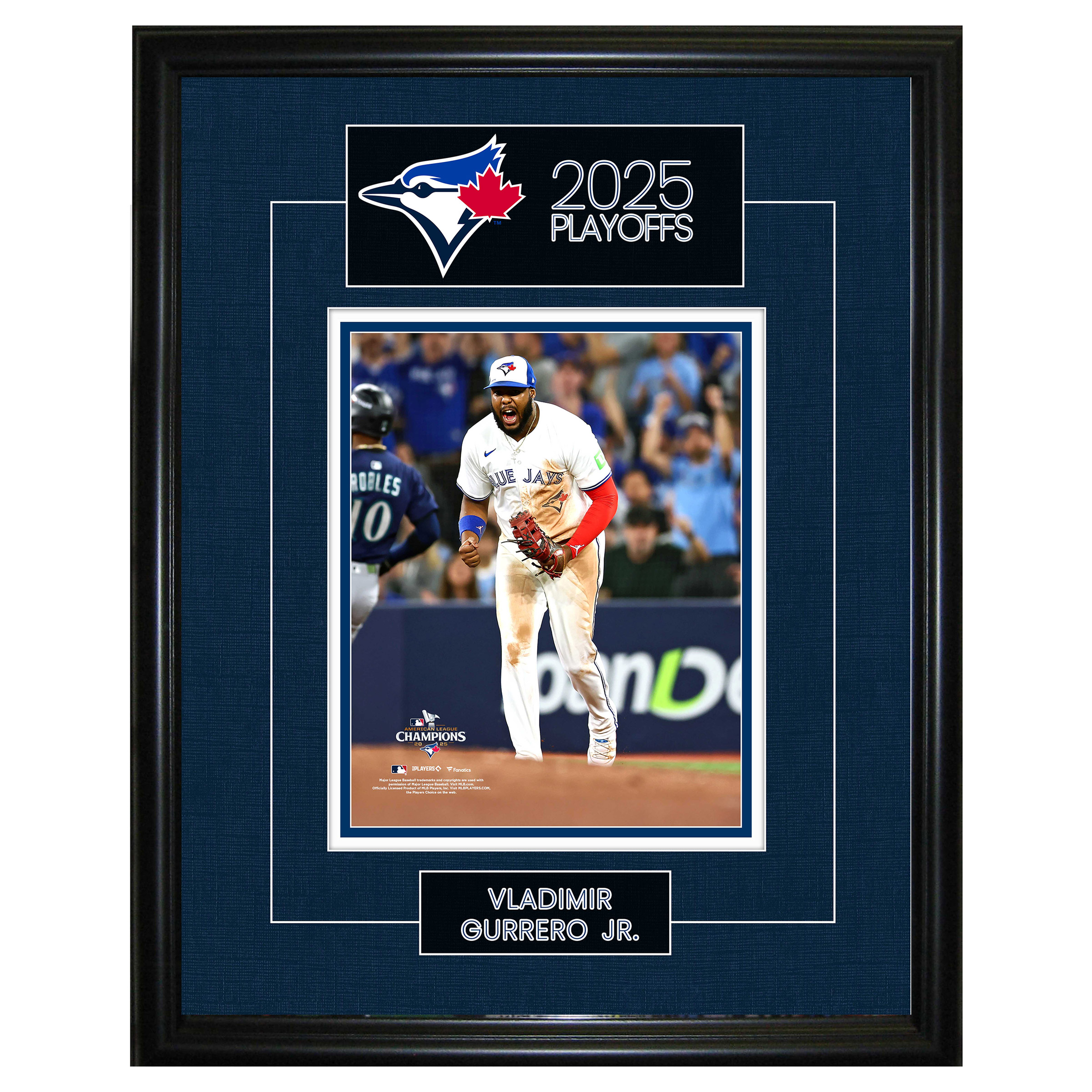 Frameworth Vladimir Guerrero Jr. Framed 8x10 in. 2025 Playoffs Celebration