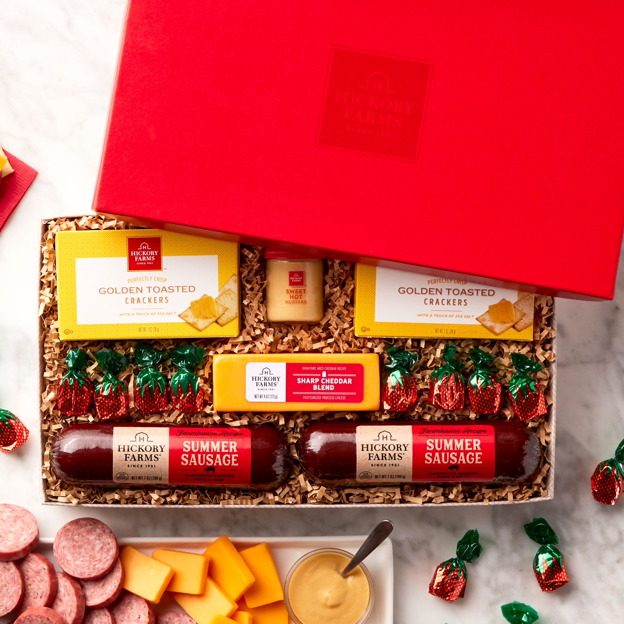 Hickory Farms Savory Farmhouse Gift Box  23.49 oz