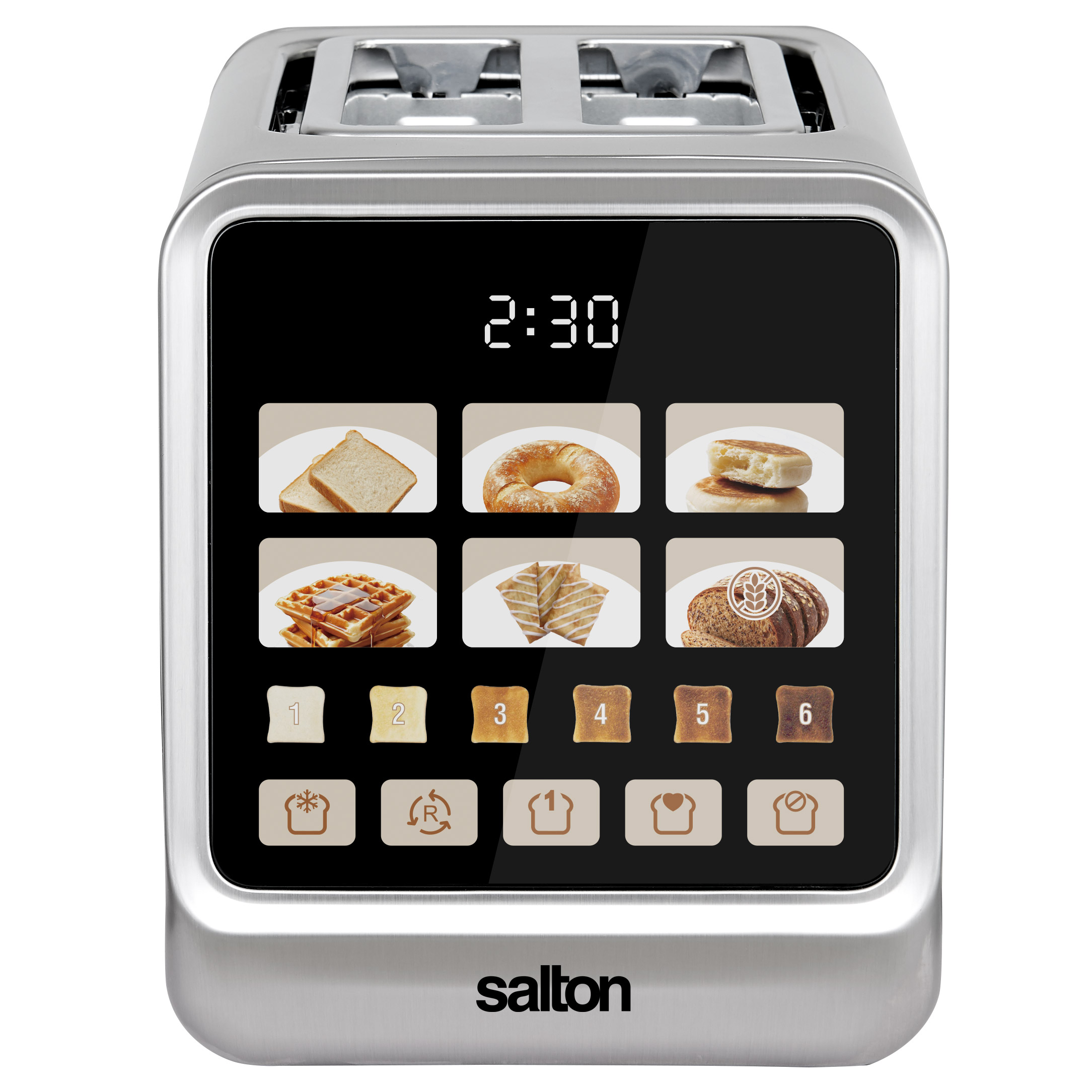 Salton 2 Slice Touchscreen Toaster