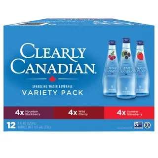 CLEARLY CANADIAN SPARKLING VARIETY 12/11 FLOZ (4.125 QTS)