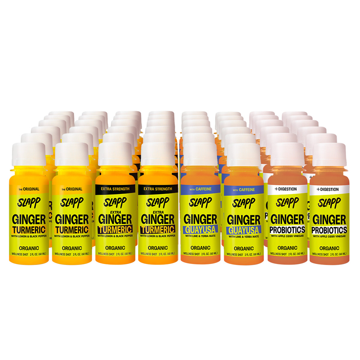 SLAPP Organic Variety Pack Daily Booster Shots  48-count