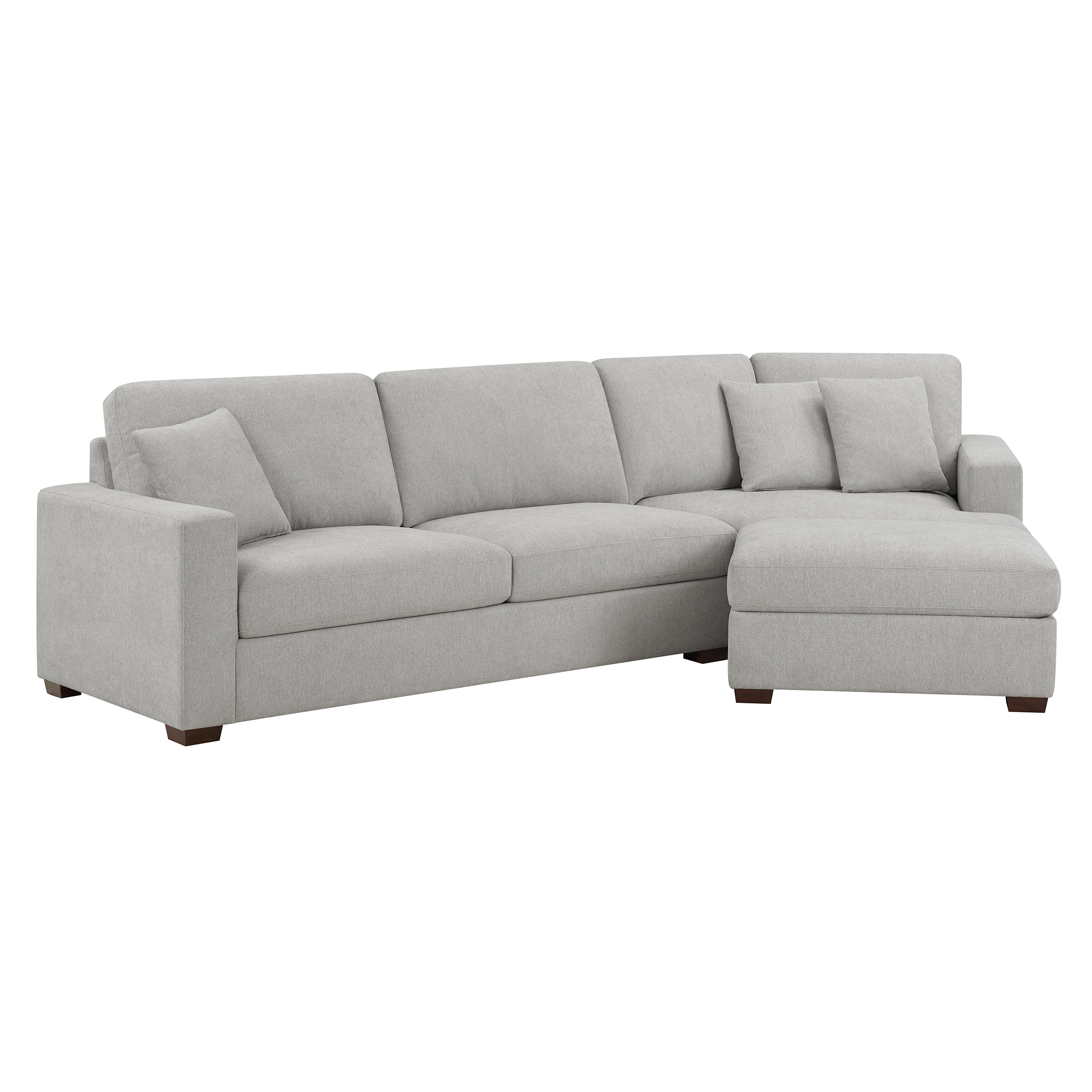 Costco Thomasville ソファ※現地引取のみ Thomasville Ezra Fabric Sectional with Ottoman | Costco