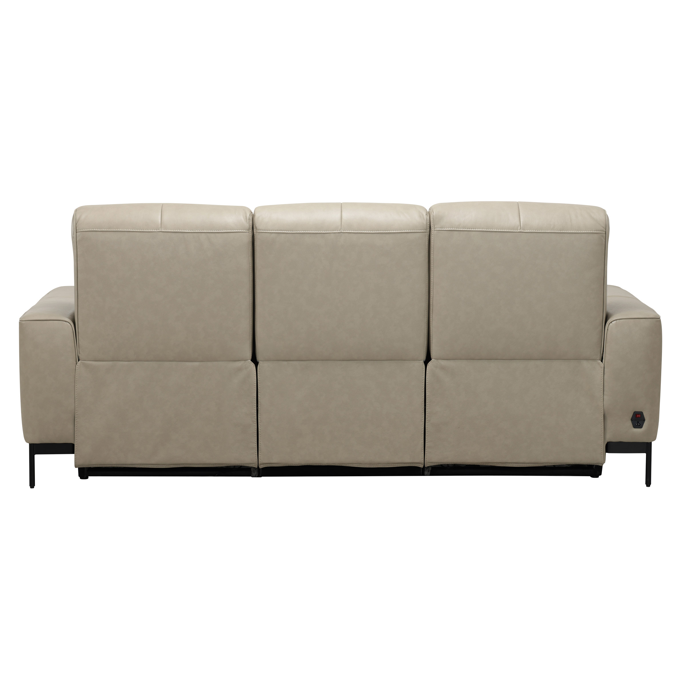 Simon Li - 3 Piece Top Grain Leather Power Reclining Sofa - Zero