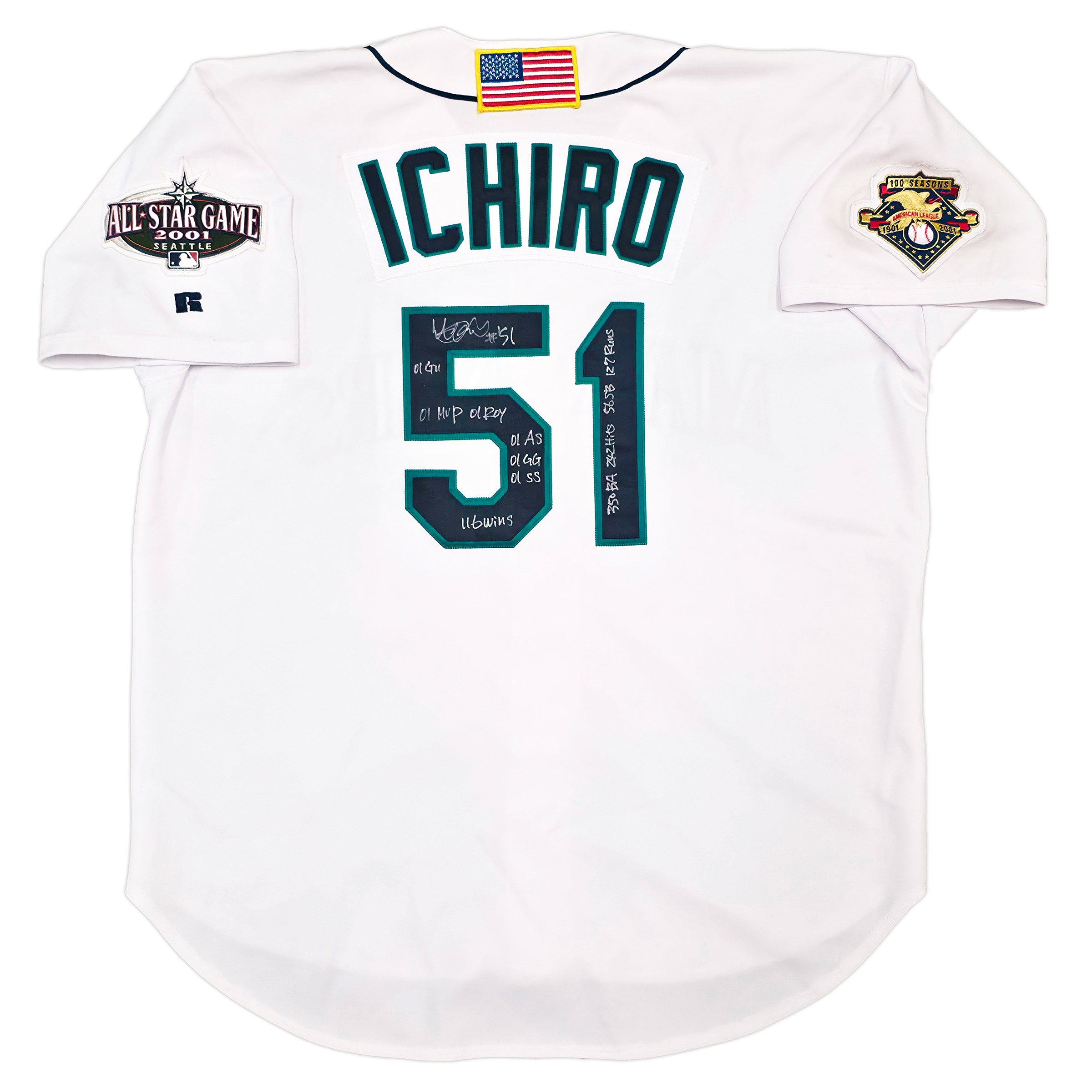 MLB イチロー フィギュア＆カード&Tシャツ セット2001年 MLB イチロー フィギュア＆カード&Tシャツ セット2001年