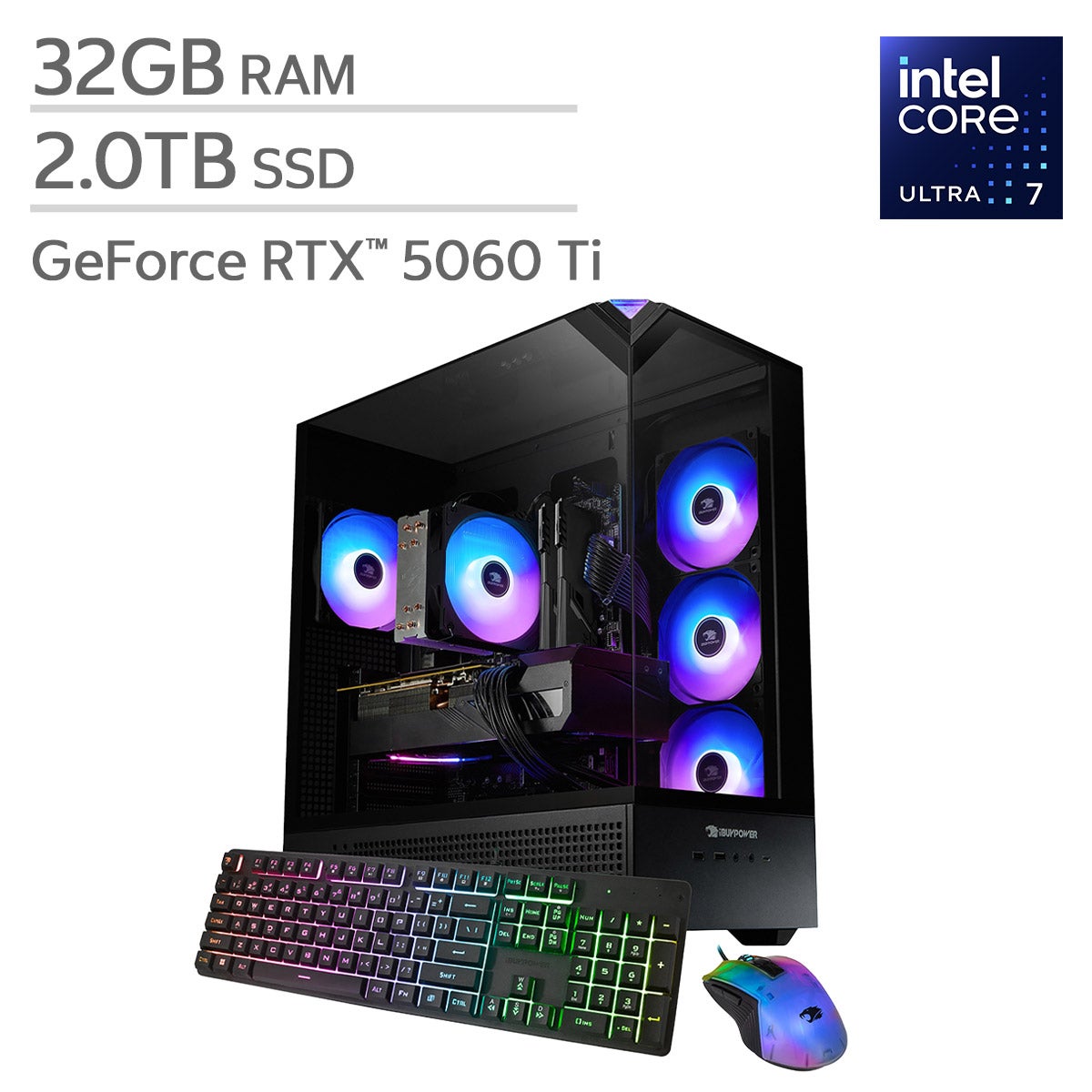 Windowsノート本体 ULTRA GUARD TERRESTRIAL DEFENSE FORCE PC iBUYPOWER Element Gaming PC Desktop — Intel Core Ultra 7 265F