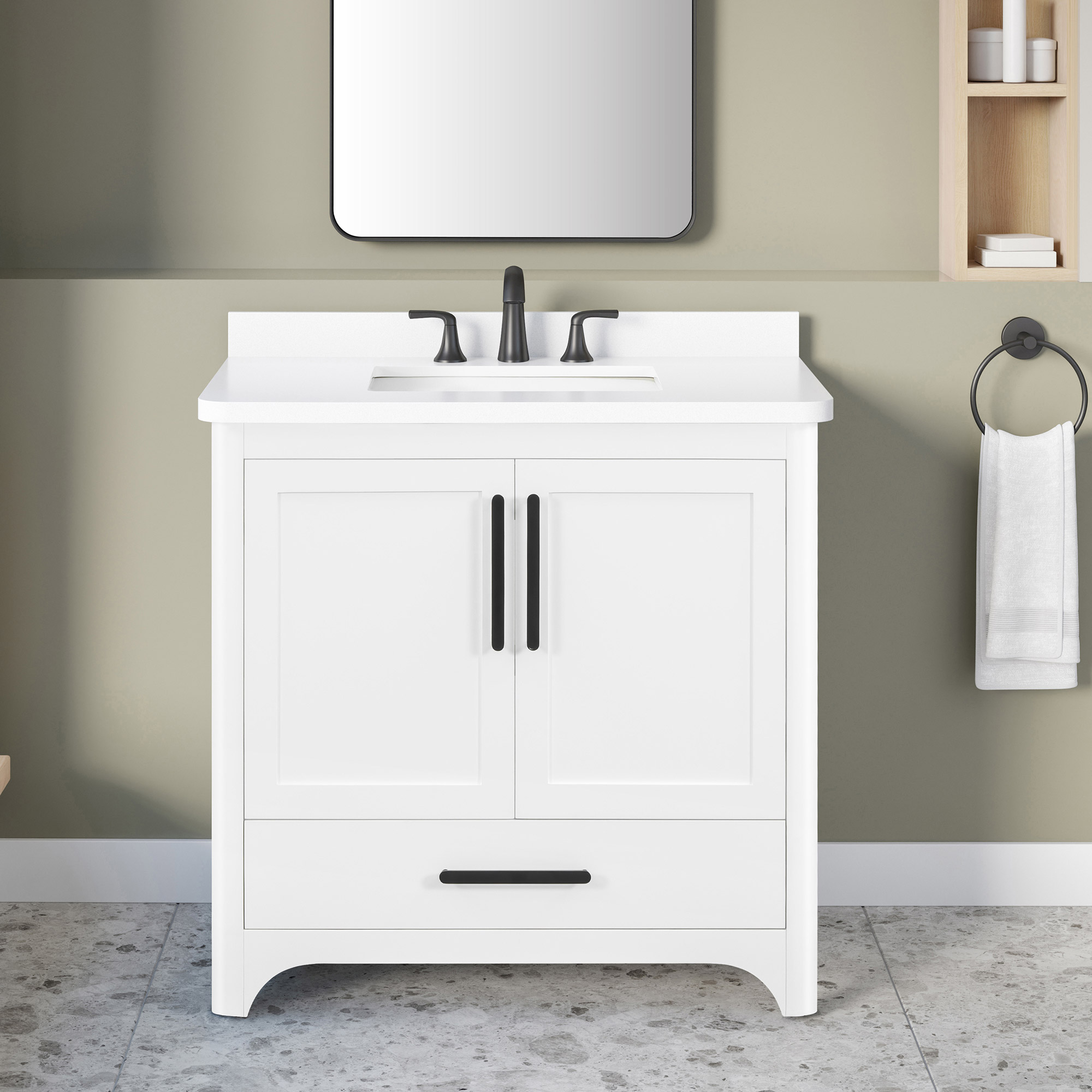OVE Decors Adrian Bath Vanity in Pure White
