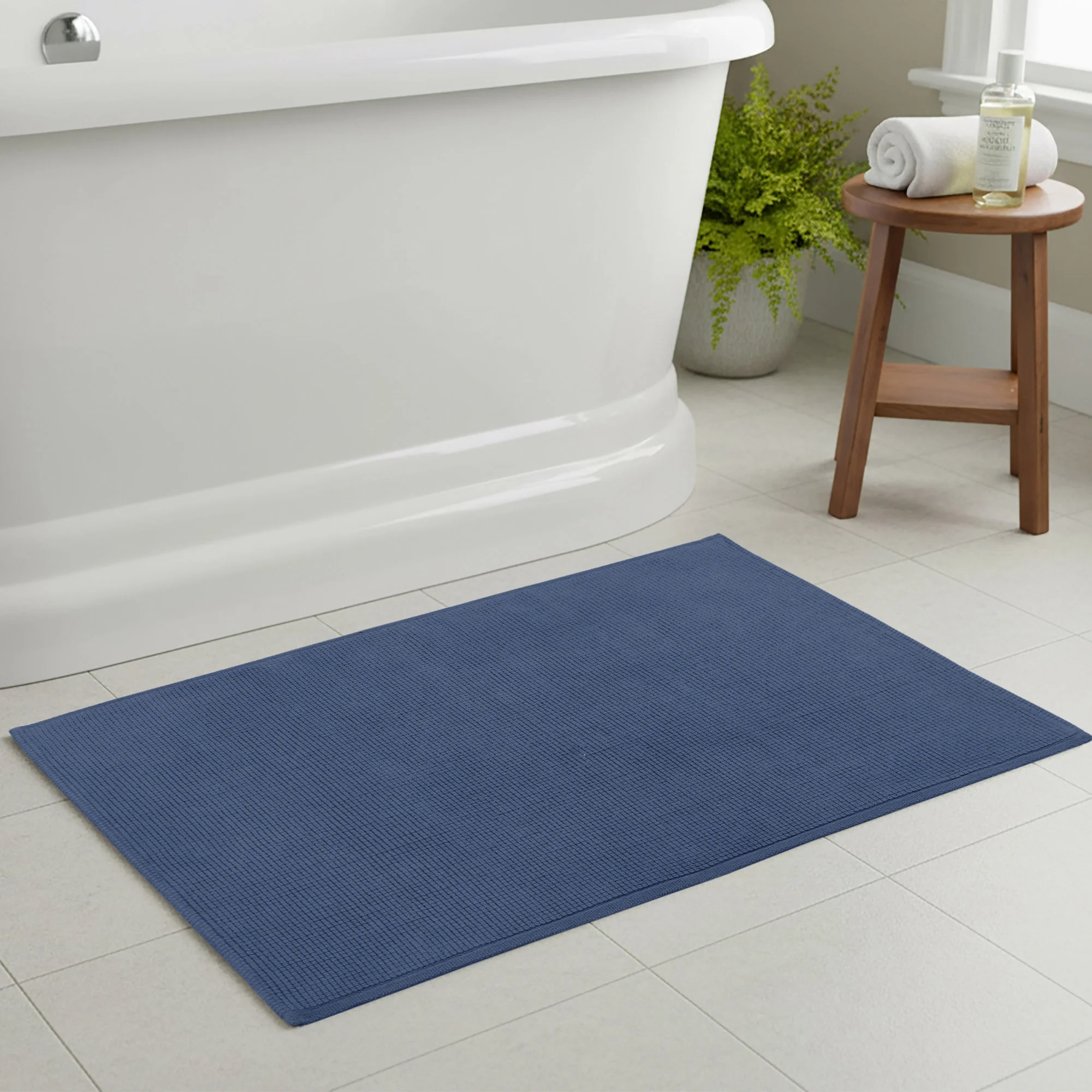 Cotton Woven Bath Mat