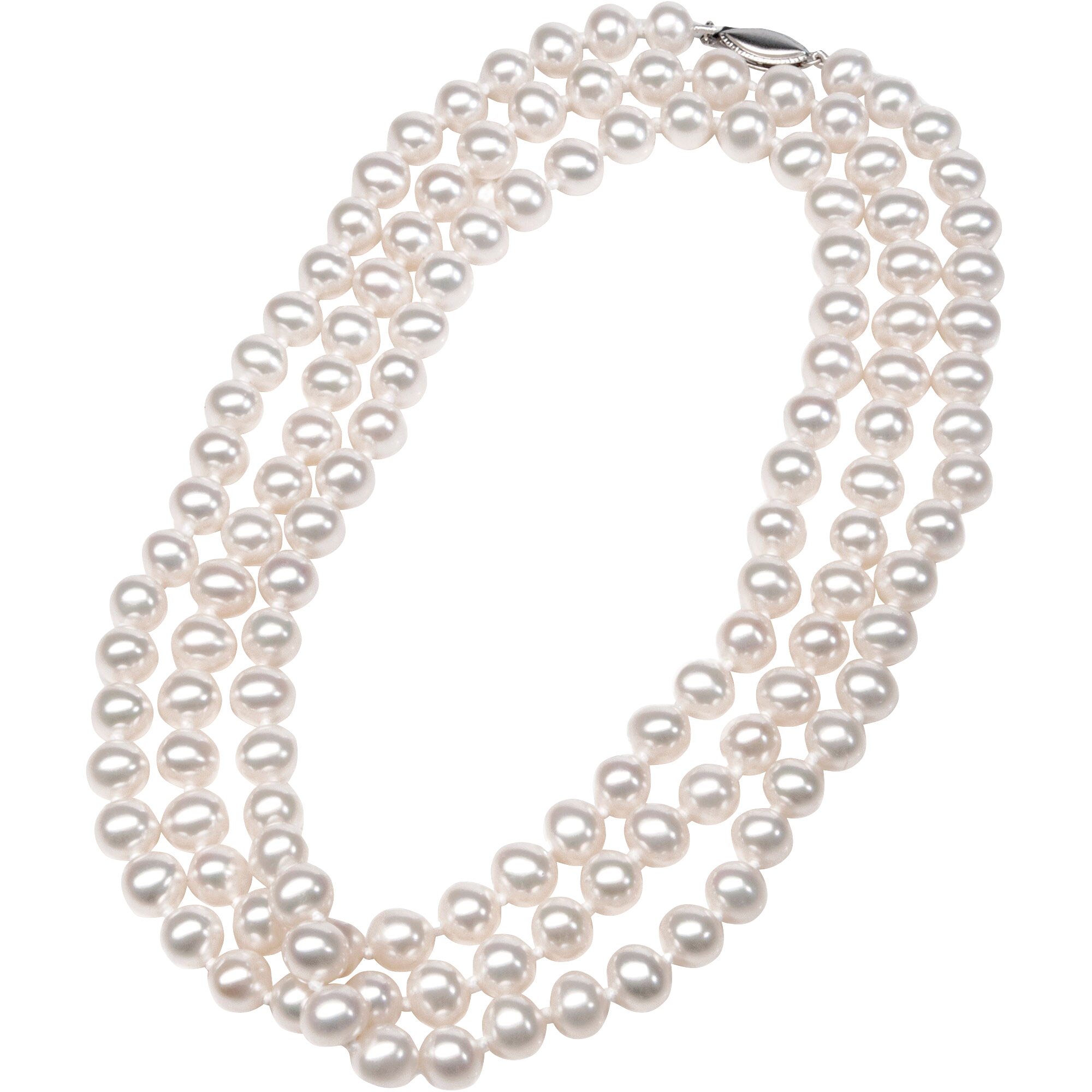 Collier à perles de culture d’eau douce de 6,0 mm à 7,0 mm