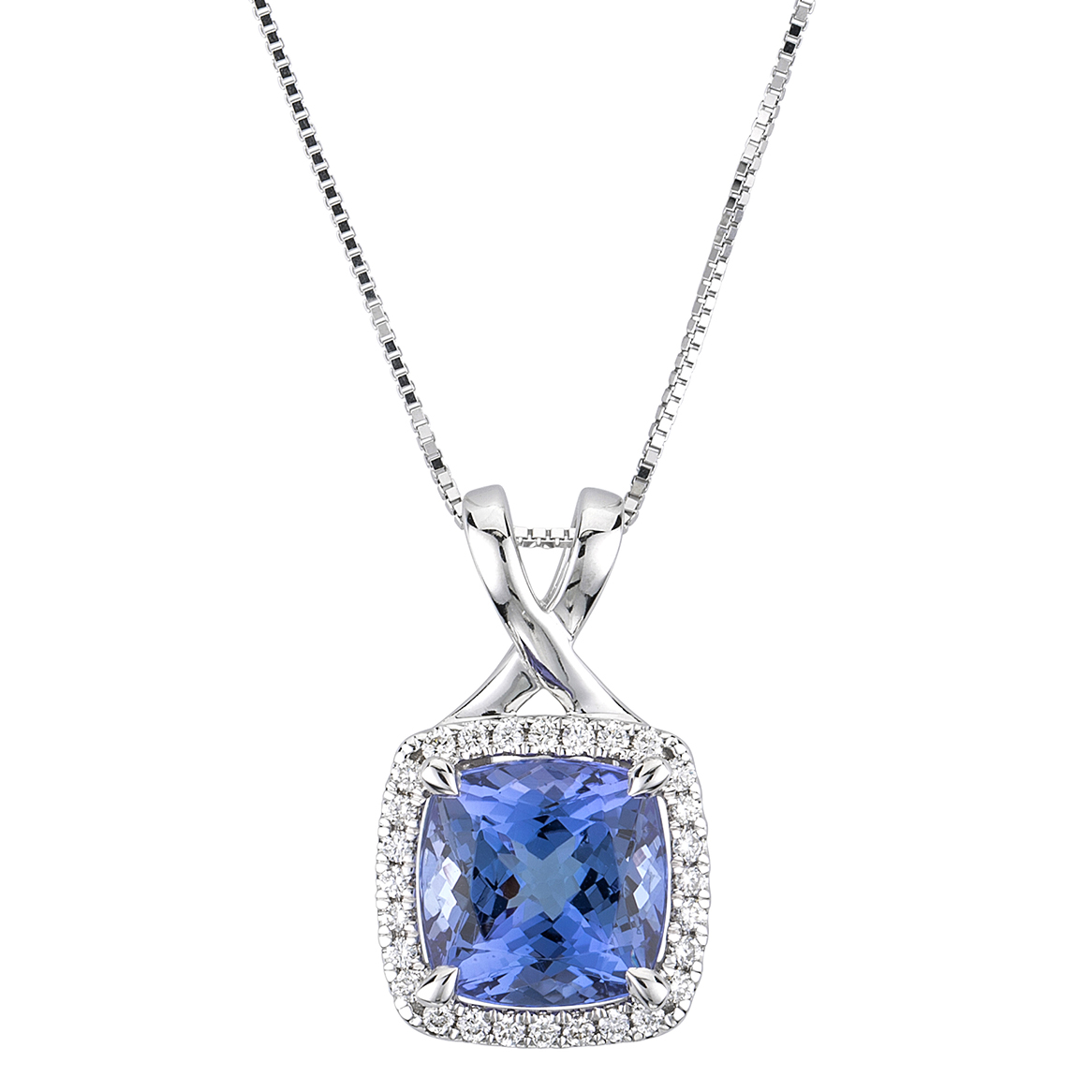 Tanzanite and Diamond Necklace