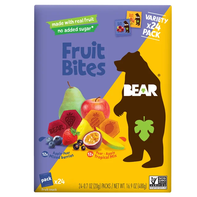 BEAR FRUIT BITES 24/0.7OZ