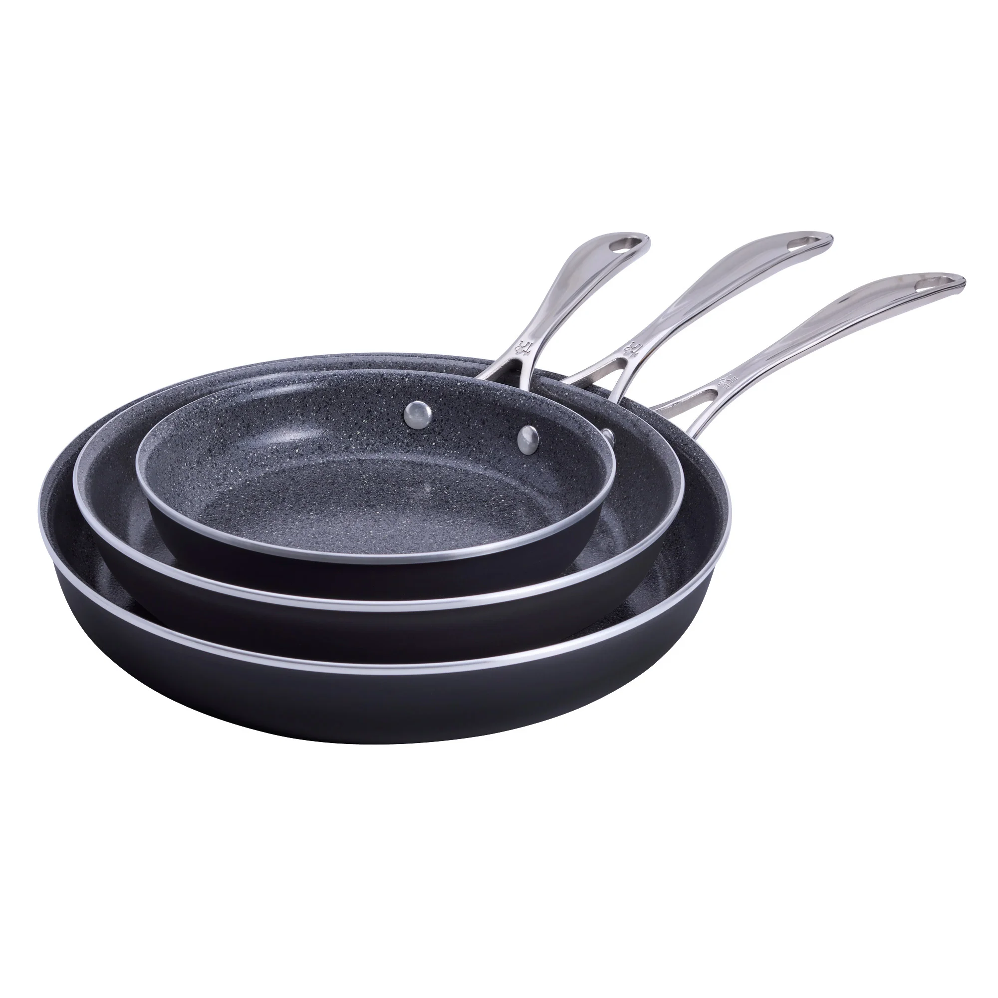 HENCKELS - Capri Ceramic Non-stick Skillet Set, 3-pieces | Costco