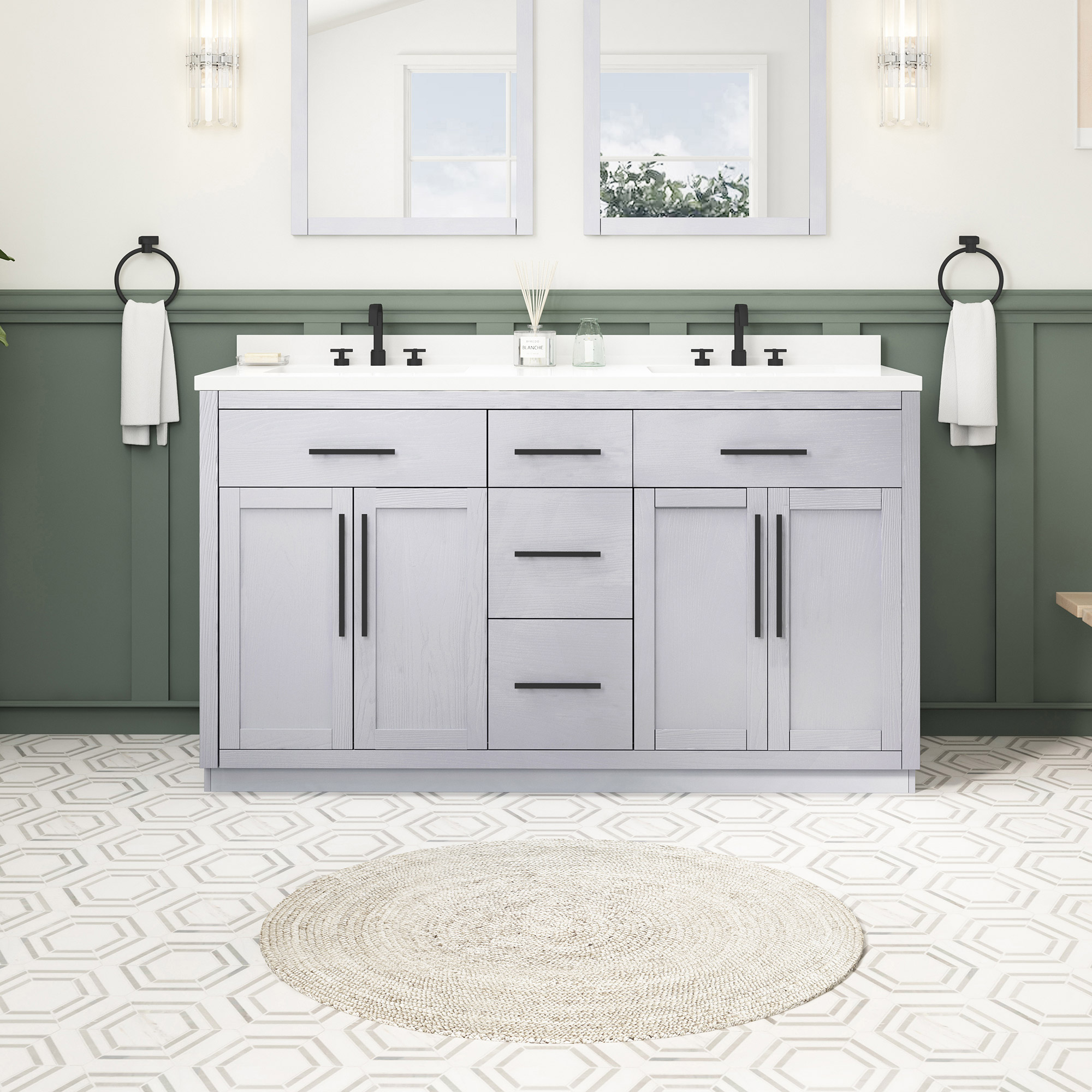 OVE Decors Kaya Bath Vanity in Gray
