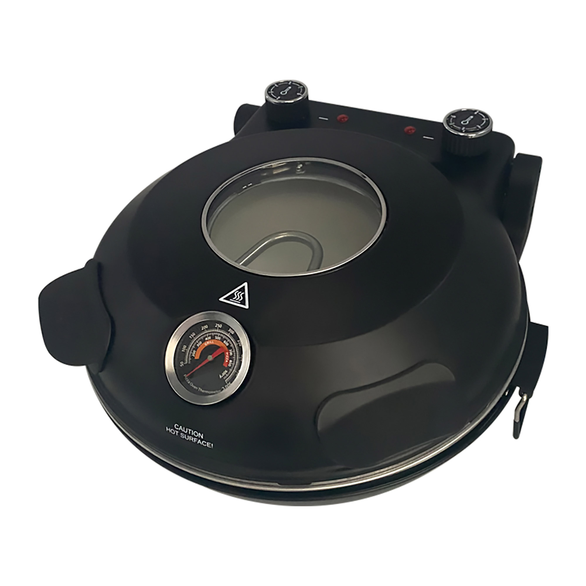 Culinary Chef Electric 12 in. Pizza Oven with Adjustable Heat Control and Removable Pizza Stone