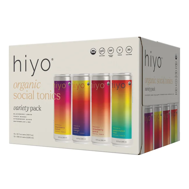 HIYO ORGANIC SOCIAL TONIC NON-ALCOHOLIC 12/12OZ
