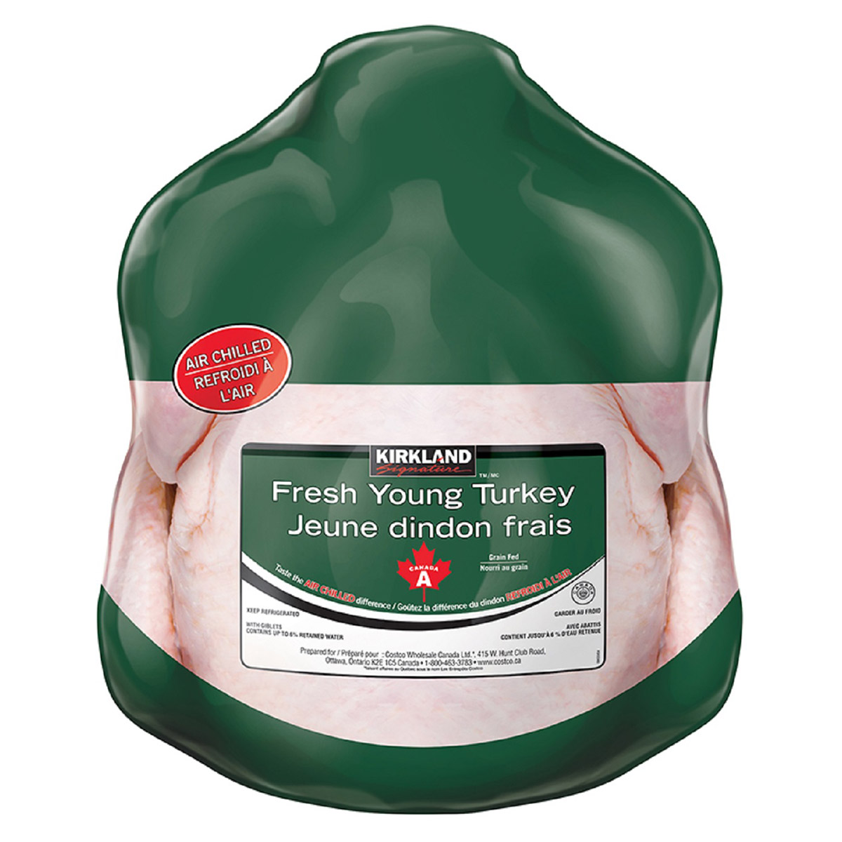 Kirkland Signature Fresh Turkey, 8 kg average weight*