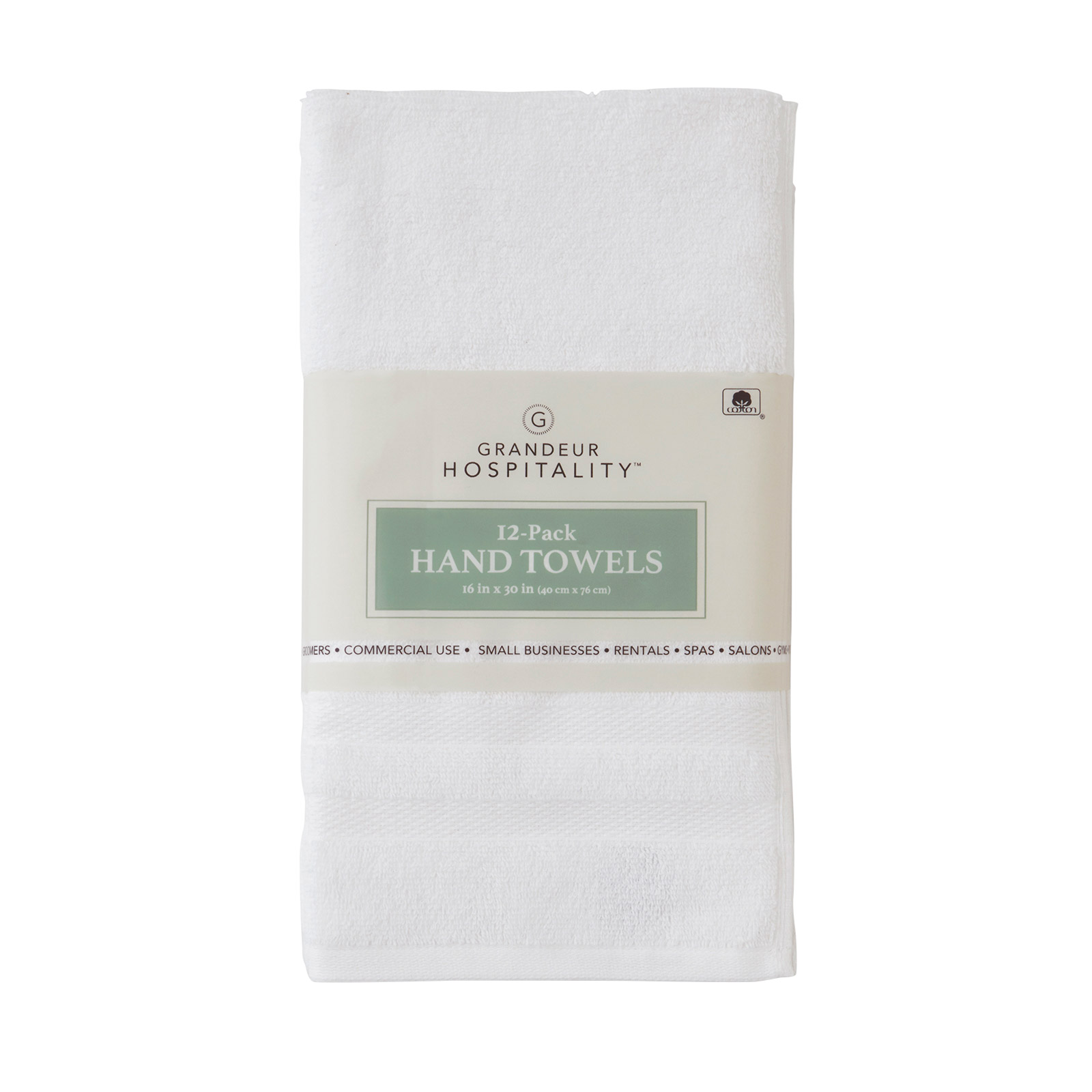 Grandeur Hospitality Towels  Hand Towel 12-pack