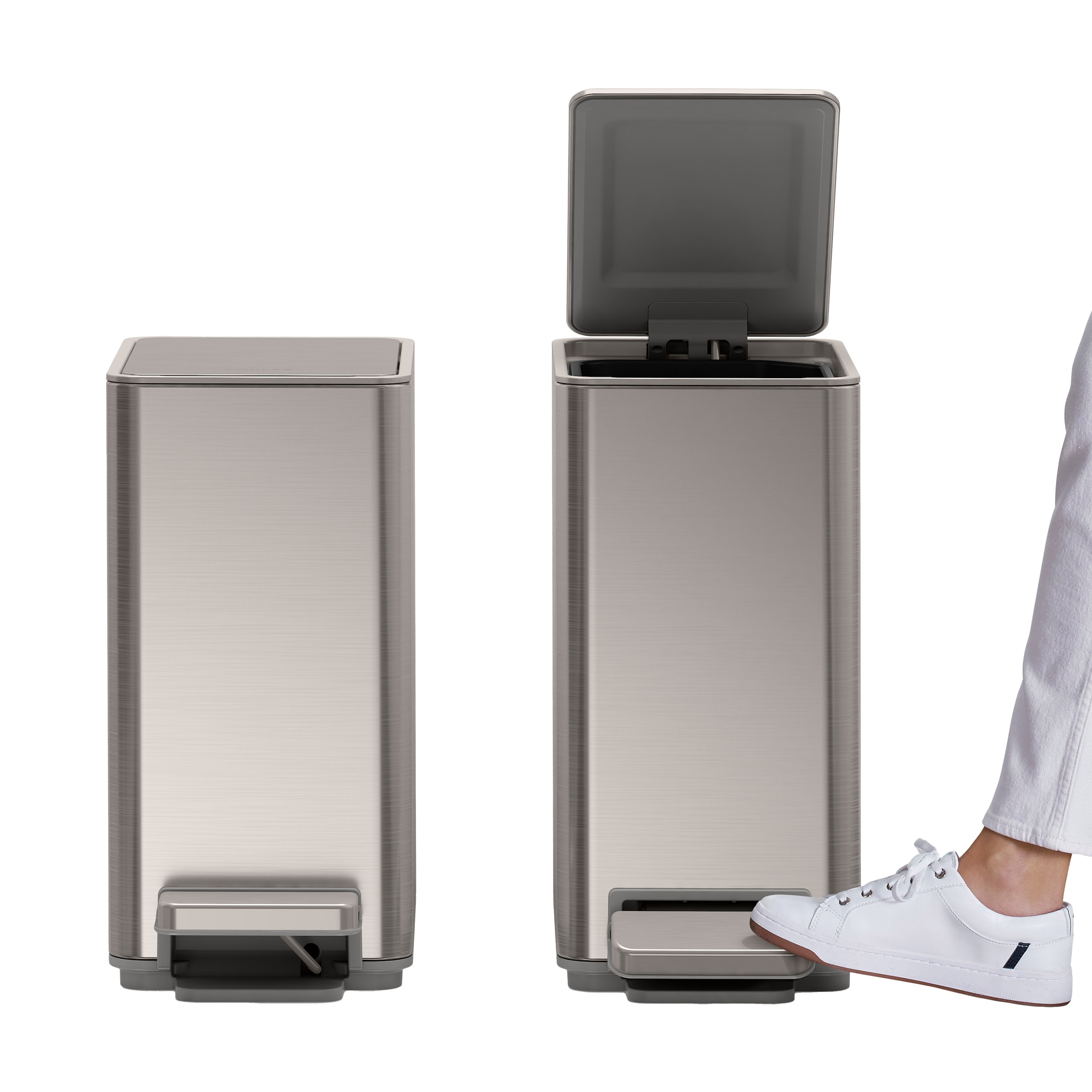 Kohler 6 L Step Trash Can, 2 Pack