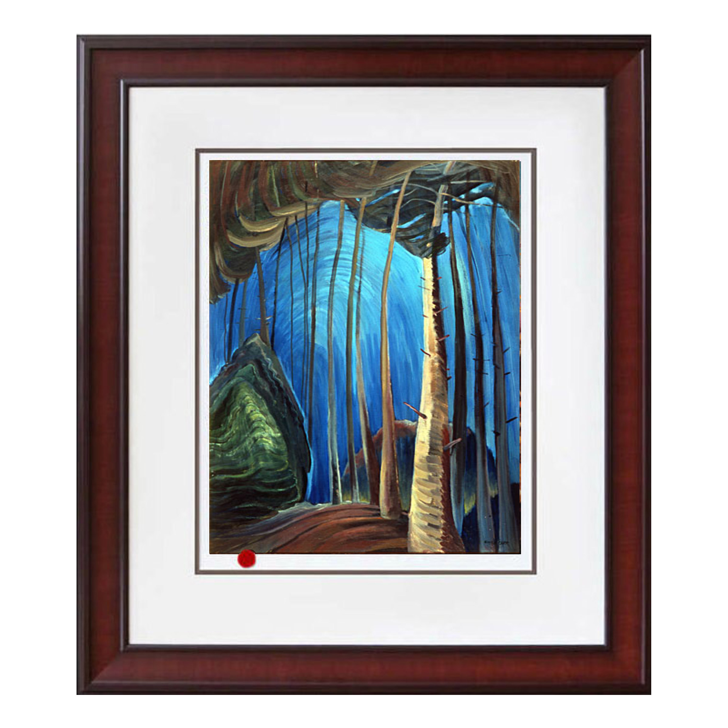 Blue Sky Framed Print by Emily Carr