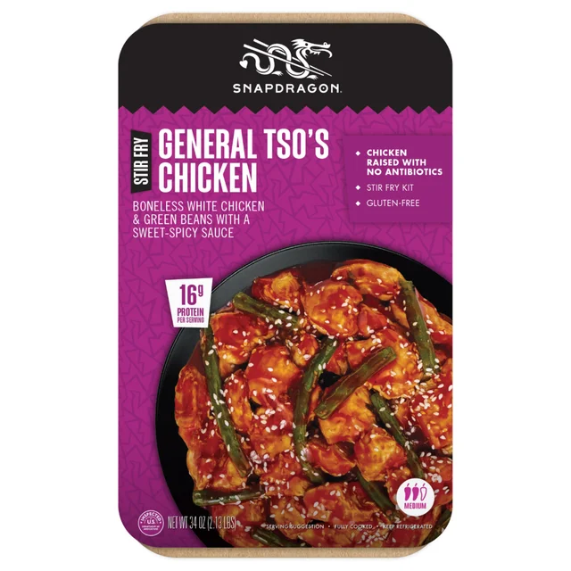GENERAL TSO CHKN 12/34OZ SNAPDRAGON T9H3 SL60