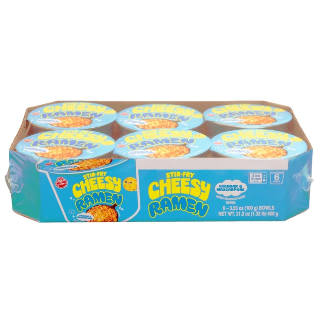 OTOKI STIR FRY CHEESY RAMEN 6 PACK 3.53 OUNCES EAC