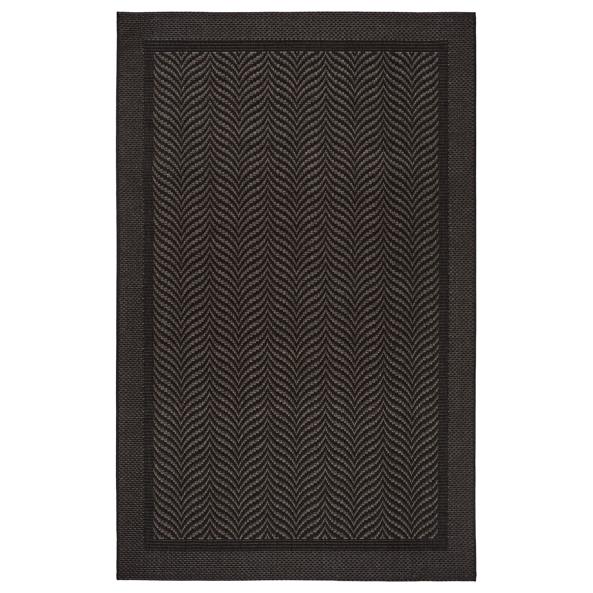 Laguna Indoor/Outdoor Area Rug, Aditi Black, 8'8” x 13' | Costco