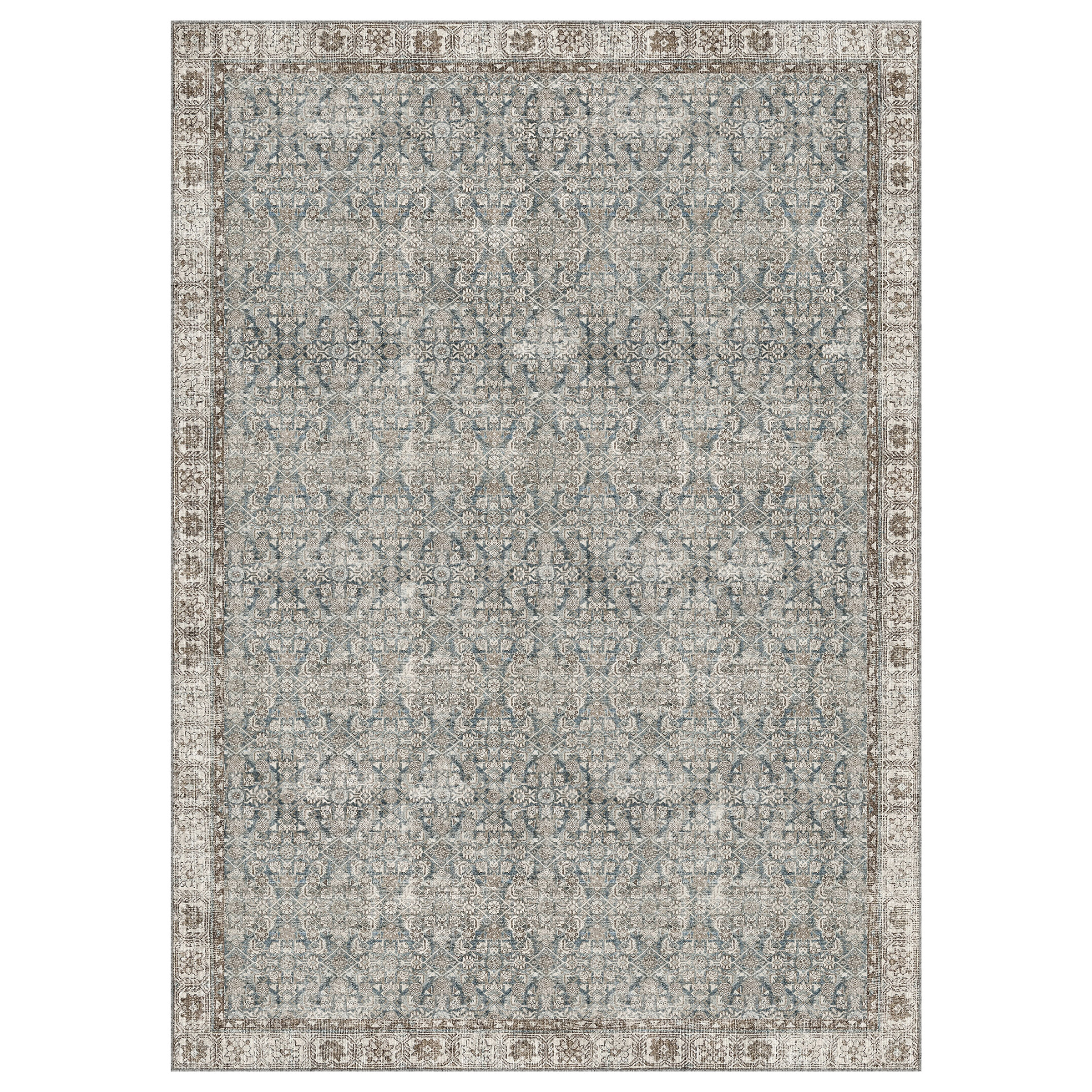 Apache Chenille Area Rug, Celyse Blue, 9'8