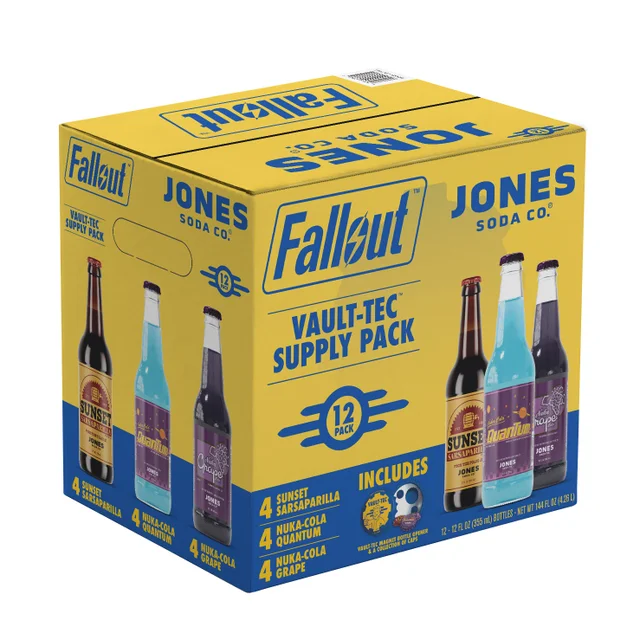 JONES SODA FALLOUT NUKA QUANTUM SUNSET 12/12 OZ