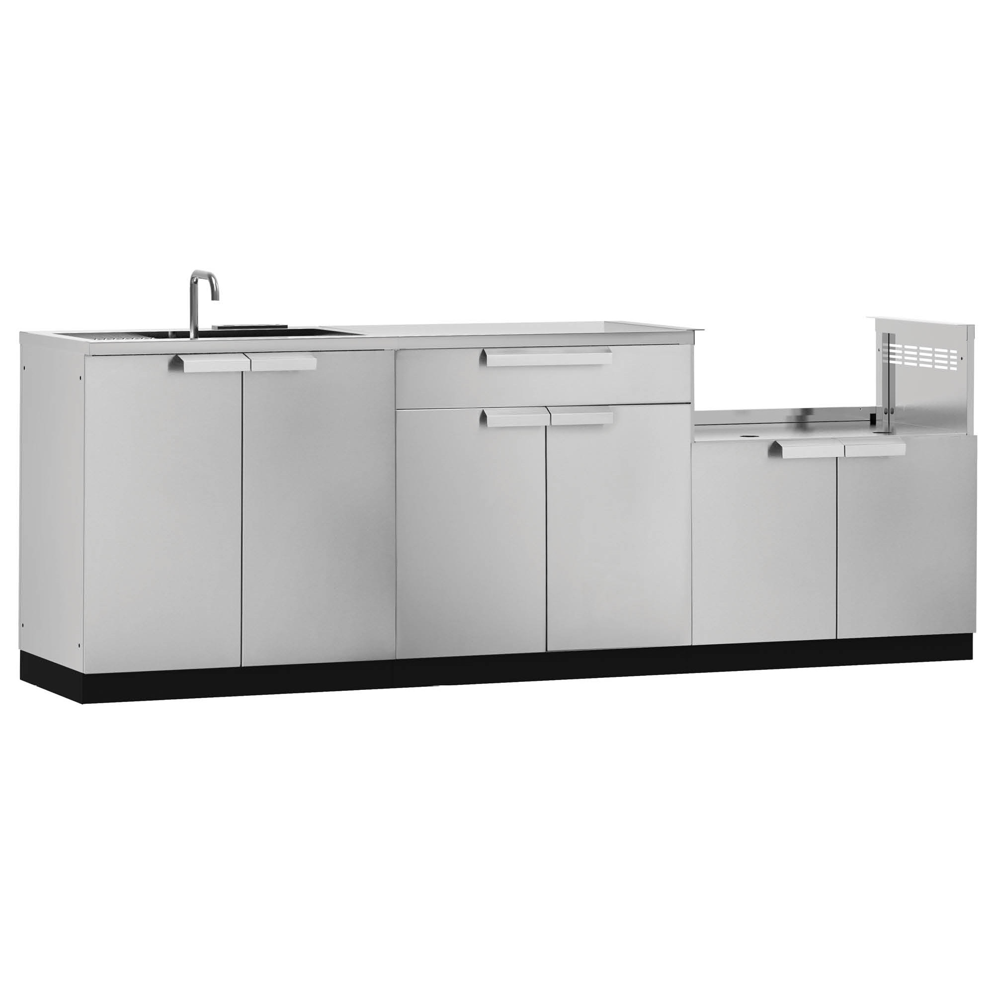 NewAge Products 4-piece Outdoor Kitchen, Stainless Steel