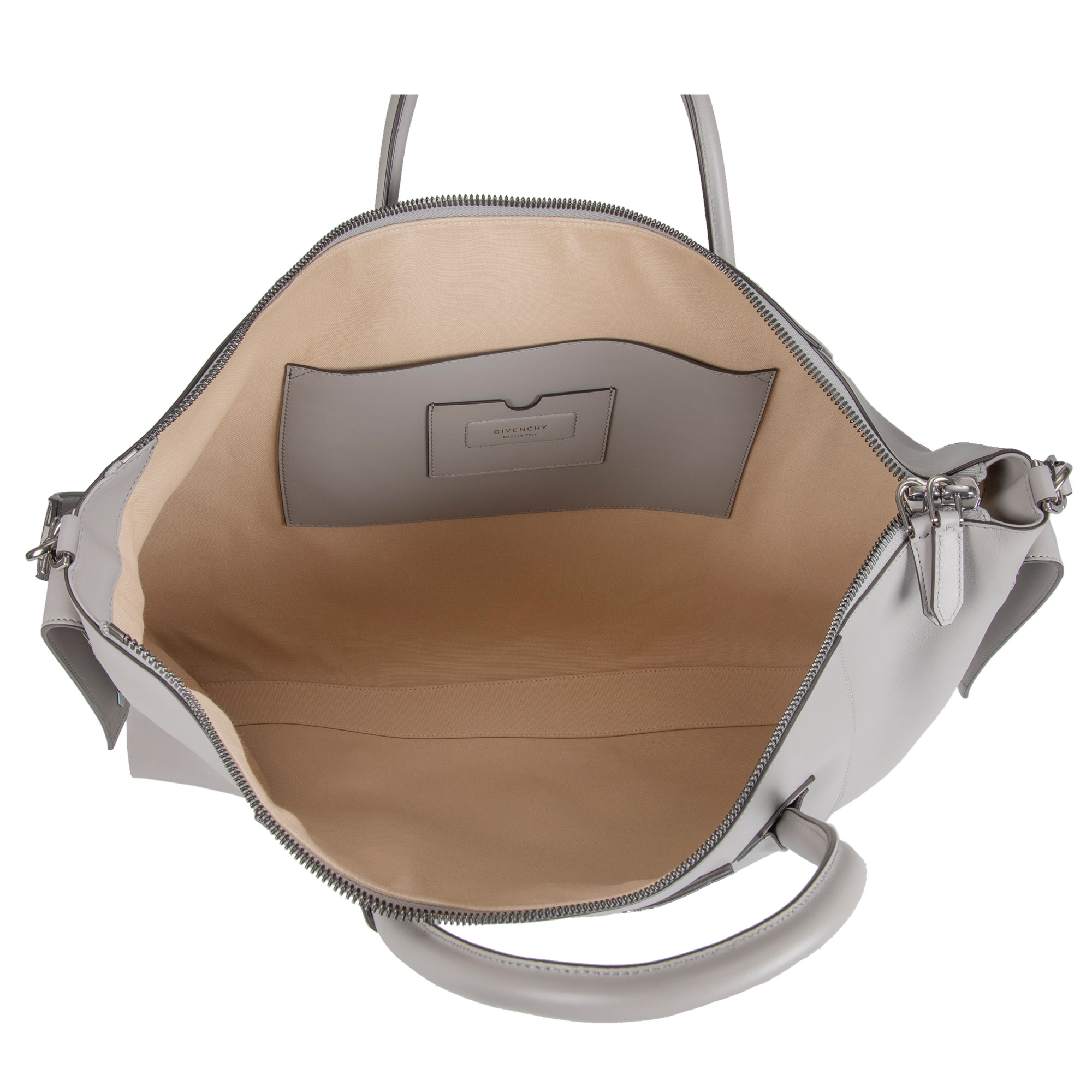 Givenchy Antigona Large Smooth Leather Bag, Gray | Costco