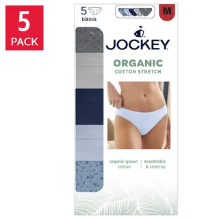 JOCKEY WOMEN'S ORGANIC COTTON BIKINI 5PK