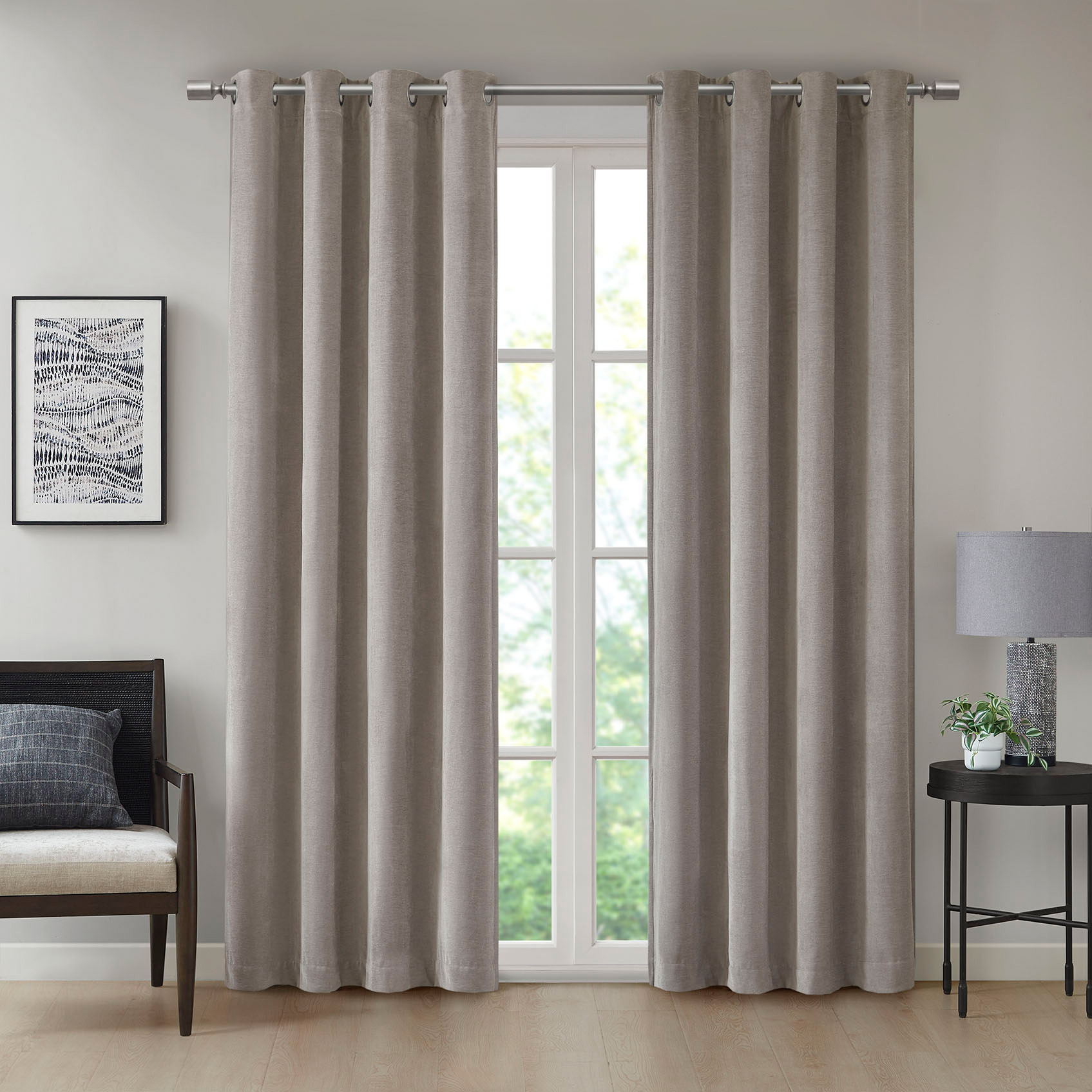 Beautyrest Mercier Blackout Curtain Panel, 2-panels