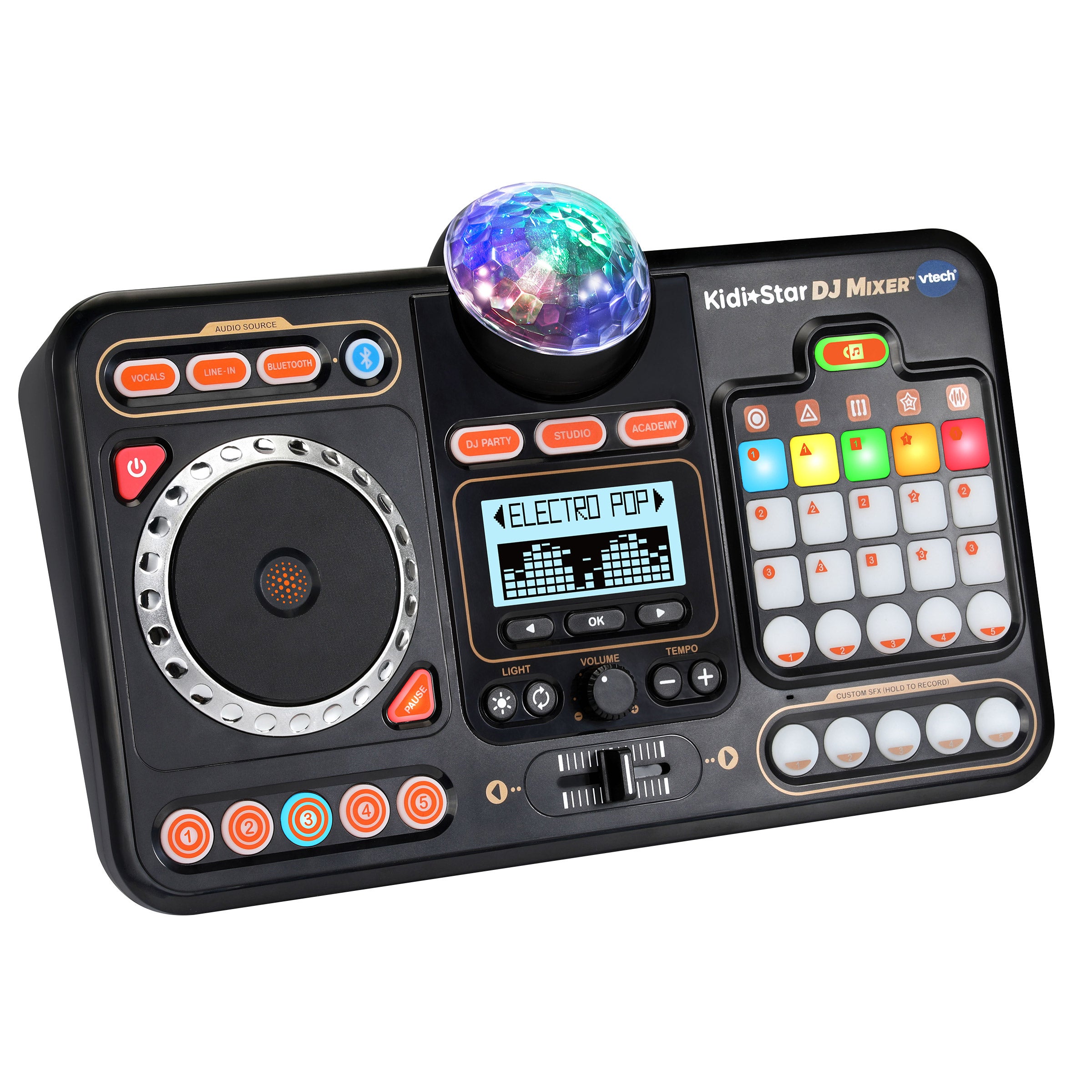 VTech KidiStar DJミキサー ブラック VTech Kidistar DJ Mixer EN | Costco