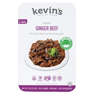 KEVIN'S NATURAL FOODS GINGER BEEF 32 OUNCE PACKAGE