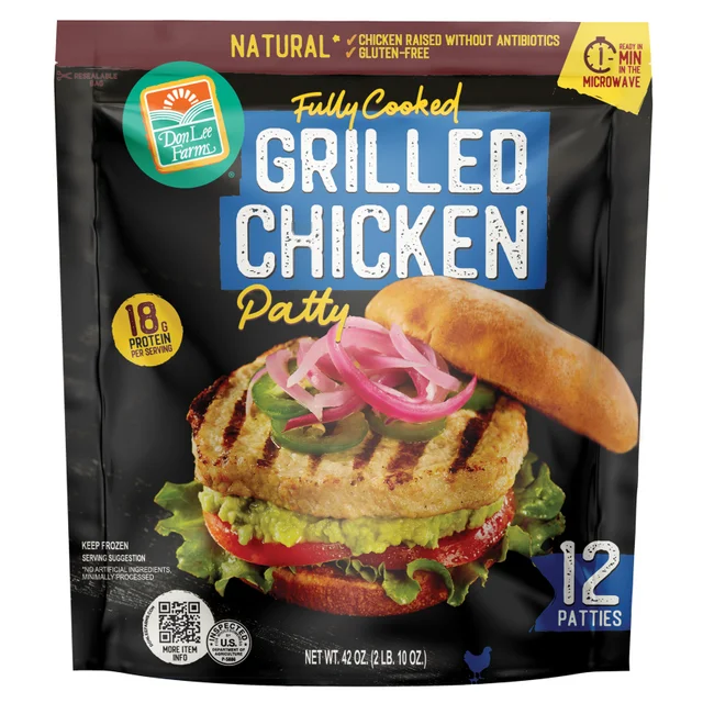 Don Lee Farms Chicken Patty, 3.5 oz, 12-count