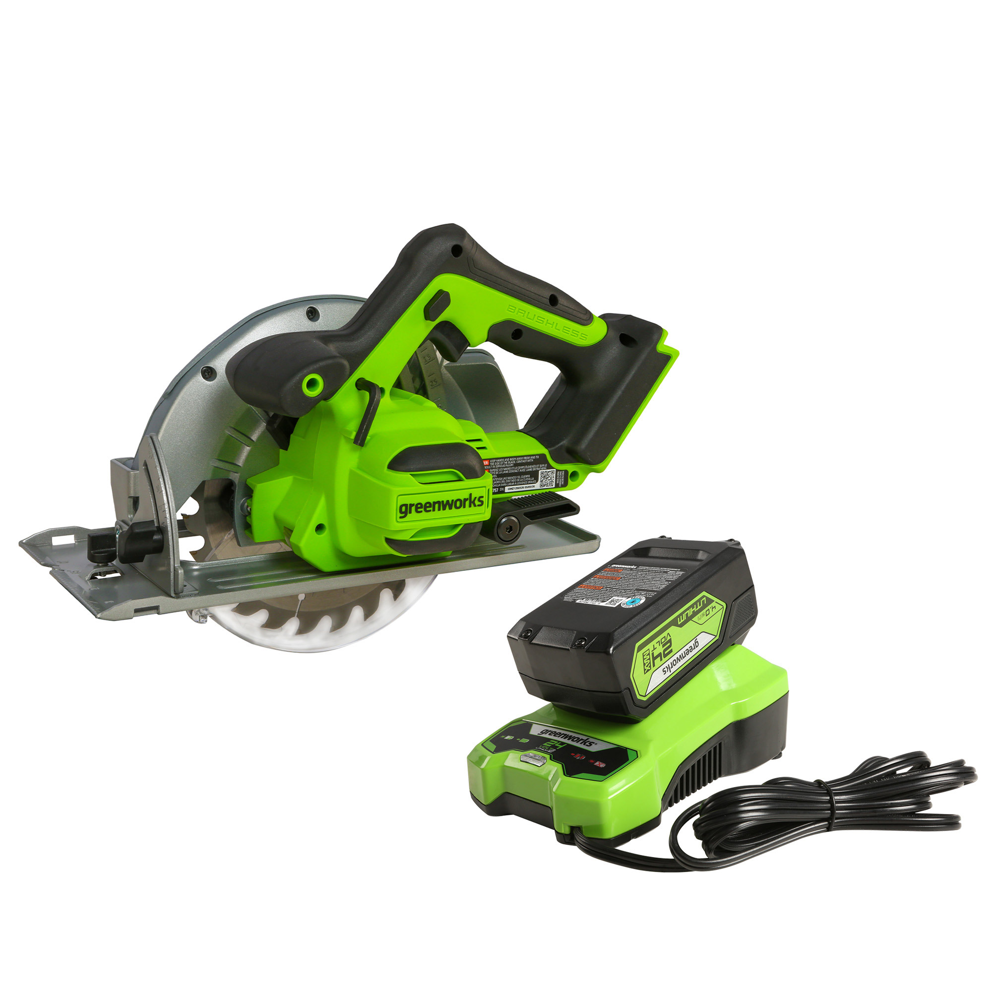 Greenworks 24V 6.5&#034; Circular Saw