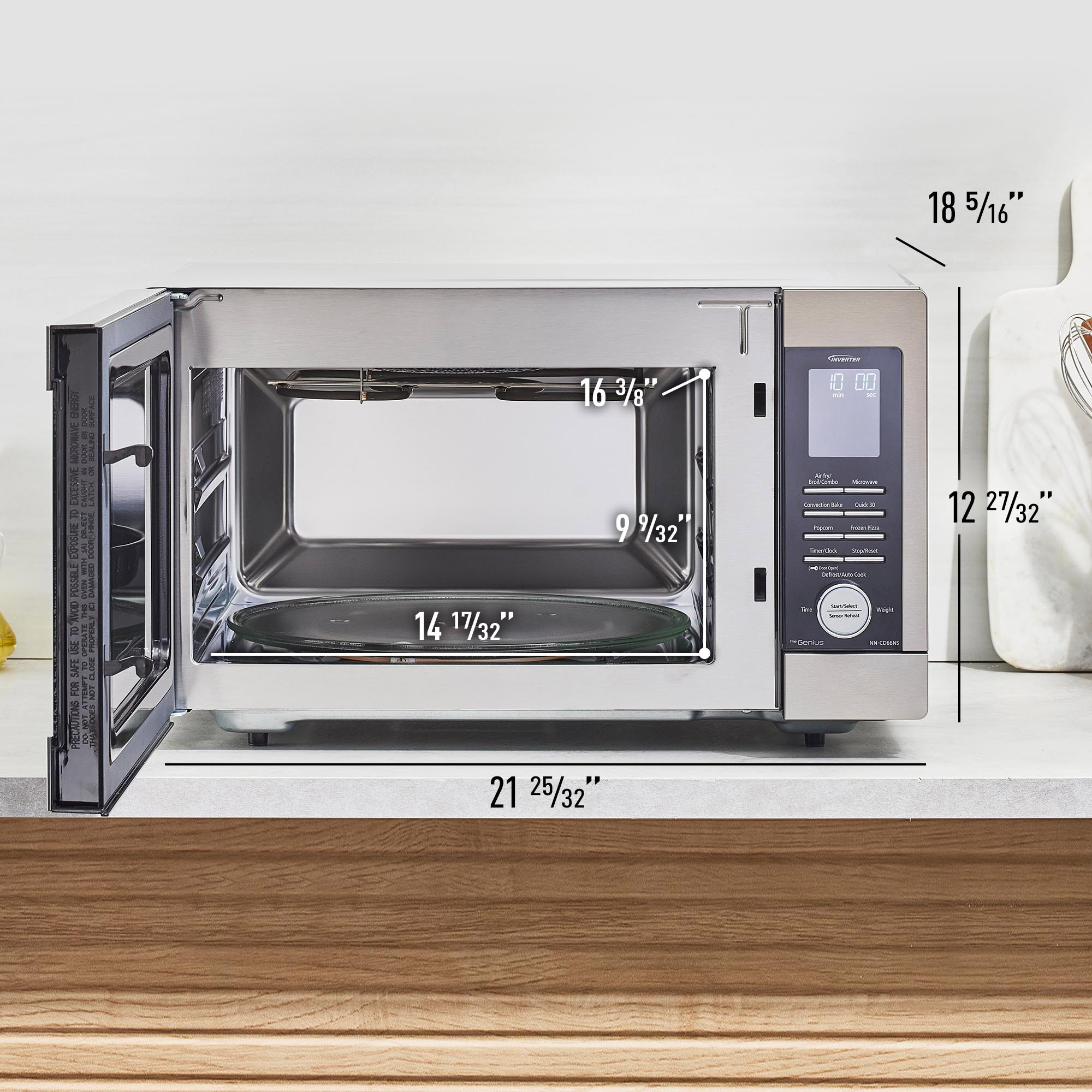 Panasonic 1.3 cu. ft. 4-in-1 Countertop Microwave | Costco