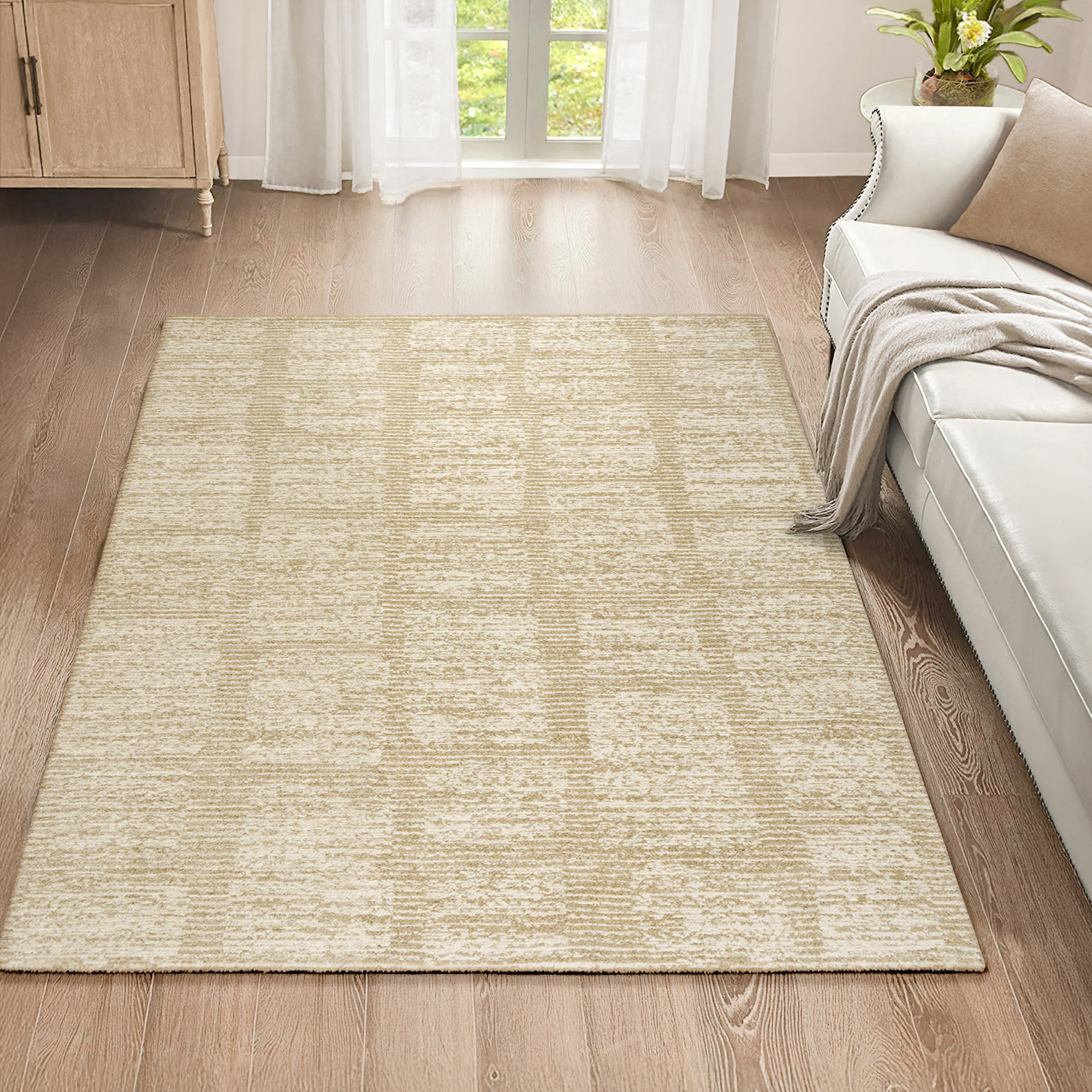 Foxwood Cozy Area Rug Collection  Alva Beige