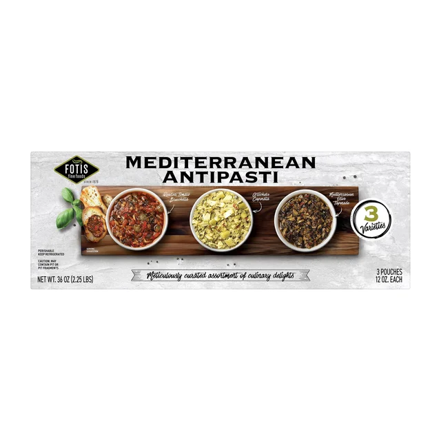 FOTIS MEDITERRANEAN ANTIPASTI 3/12 OZ