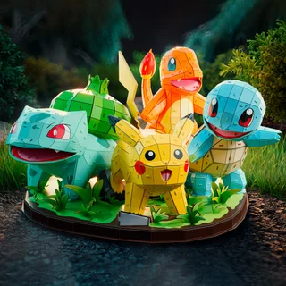 4D PUZZLES POKEMON CHARACTER SET
