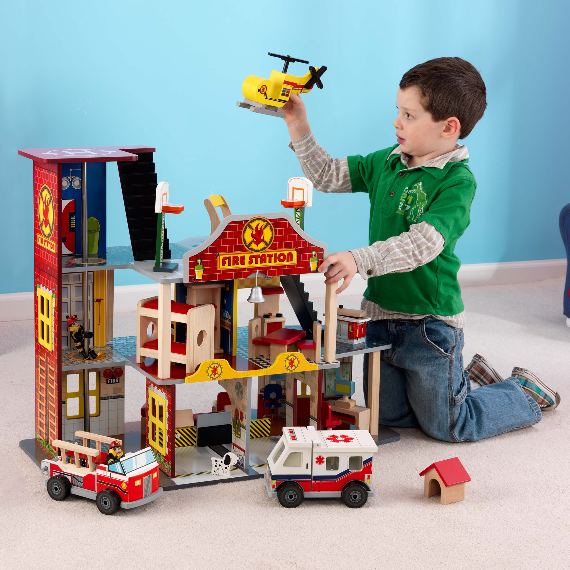 KidKraft Deluxe Fire Station