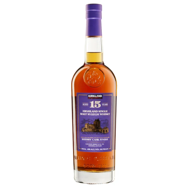 KIRKLAND SIGNATURE 15Y SINGLE MALT SCOTCH SCOTLAND 750ML