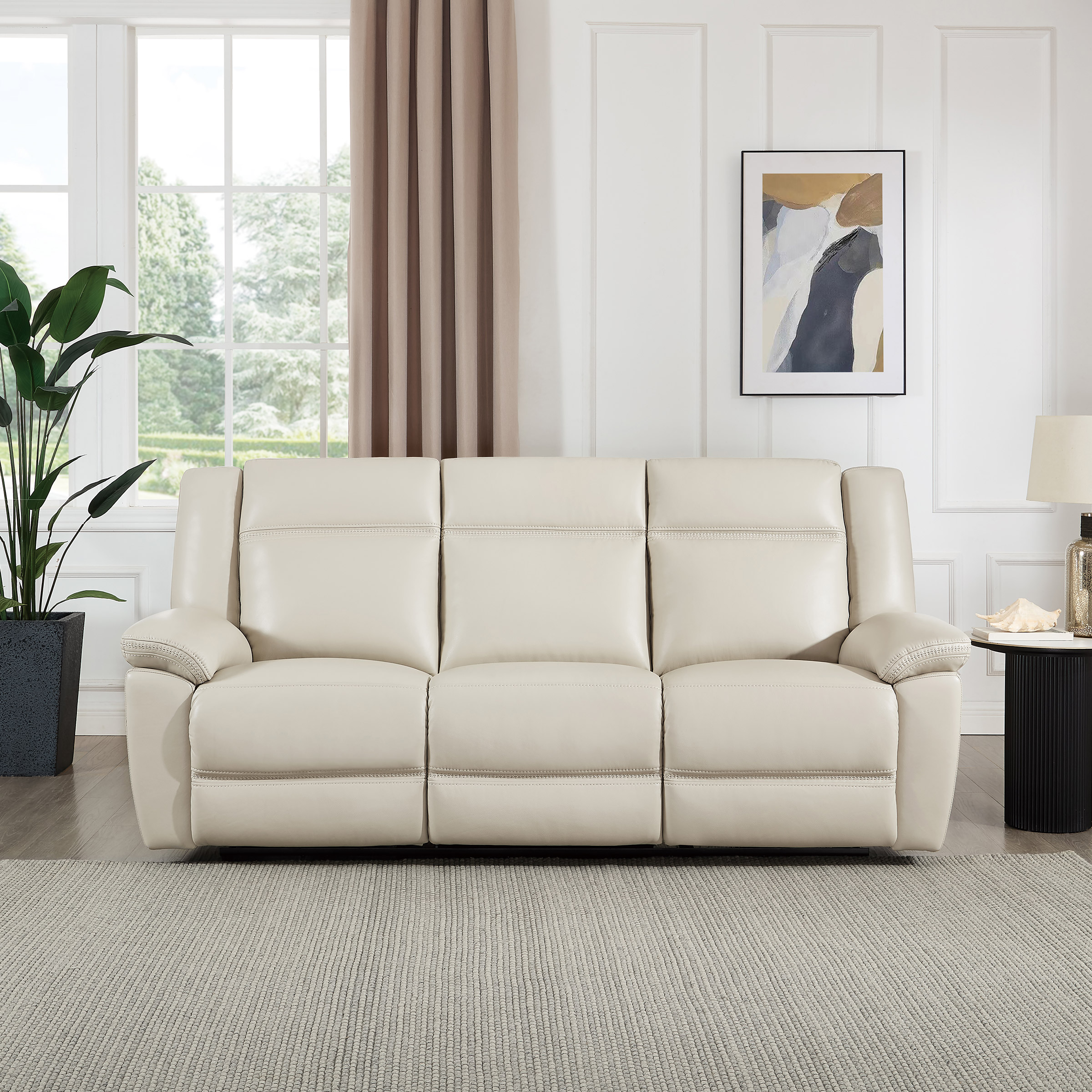Prospera Home Perry Top Grain Leather Power Reclining Sofa